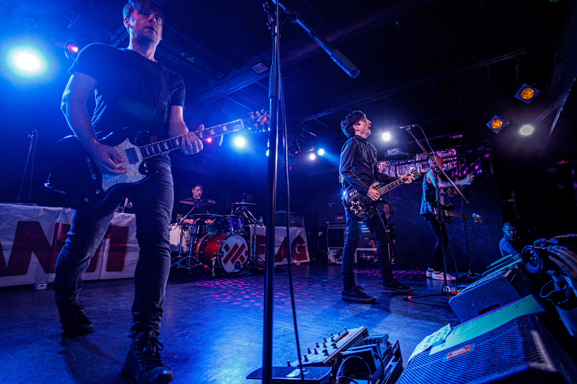 19.07.2022 ANTI-FLAG Amerykanska legenda punk-rocka na warszawskim koncercie w klubie Proxima.Produkcja WiniaryBookings. fot. Andrzej Wasilkiewicz/Reporter