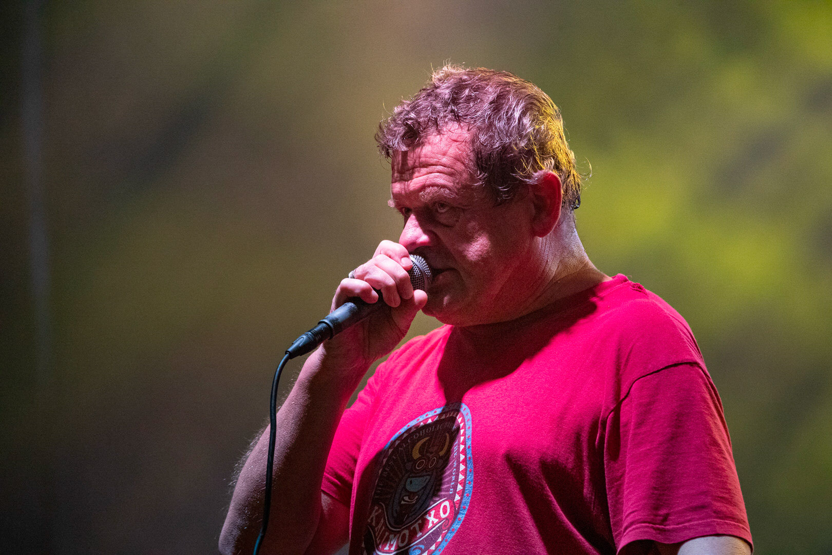 KULT - koncert w ramach Pomaranczowej Trasy 2020 - MUZYCZNA SYRENKA. 9 pazdziernika 2020, Warszawa, Stadion Syrenki. n/z Kazik Staszewski wokal,Rock, rock progresywny, rock alternatywny, punk, nowa fala.fot. Andrzej kaziq Wasilkiewicz/Reporter