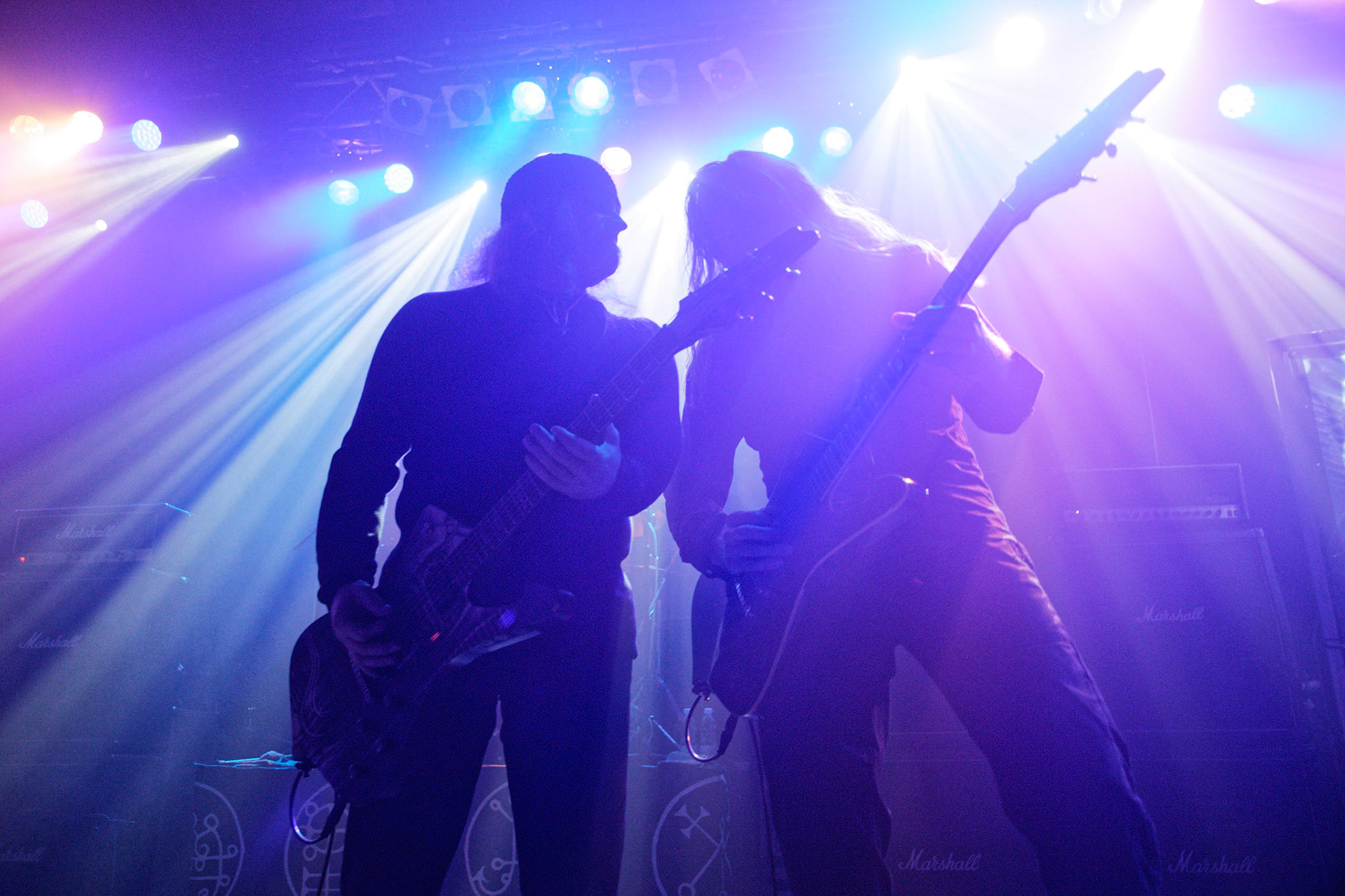 koncert Triptykon, voc. git. Tom Gwarrior, Thomas Gabriel Fischer, Szwajcaria fot. Andrzej Wasilkiewicz/Reporter