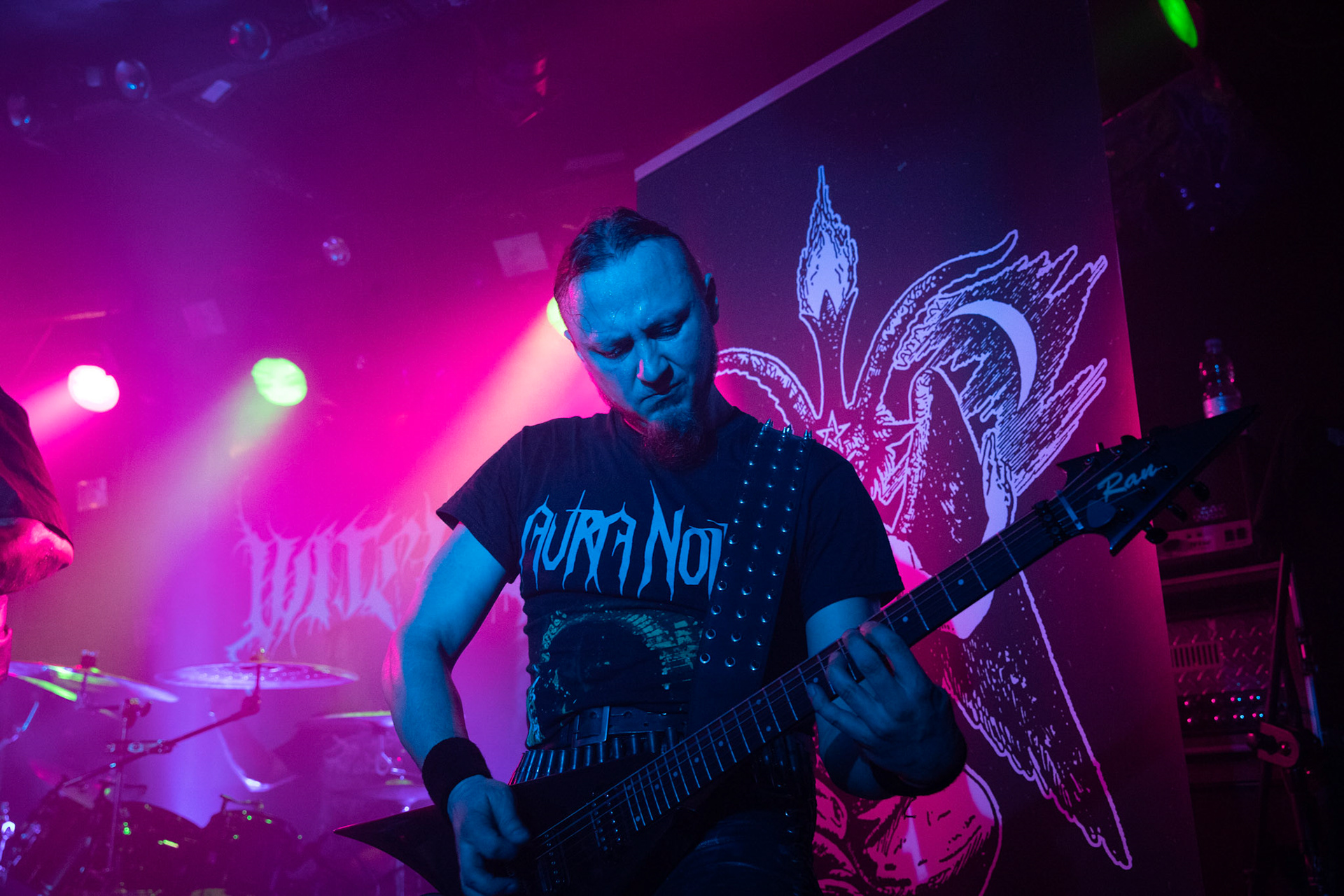 14.01.2019r. Witchmaster,  trasa XX years of Violence & Blasphemy klub VooDoo  Warszawa.  fot. Andrzej Wasilkiewicz/Reporter