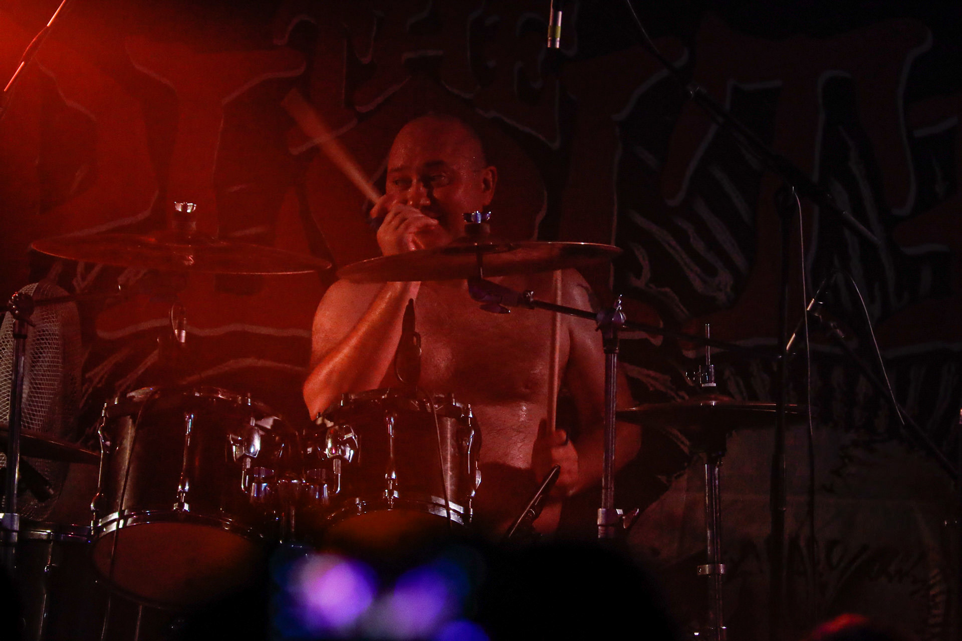 25.08.2022 The Exploited - legenda drugiej fali punk rocka na koncercie w warszawskiej Proximie.Weterani punk rock, hardcore punk, crossover thrash z Edynburga w składzie:Wattie Buchan – wokal, Irish Rob – bas,Willie Buchan – perkusja,Robbie Steedo Davidson - gitara,Produkcja: Noise Annoys Booking Agency and Records, Boredom Booking. fot. Andrzej Wasilkiewicz/Reporter