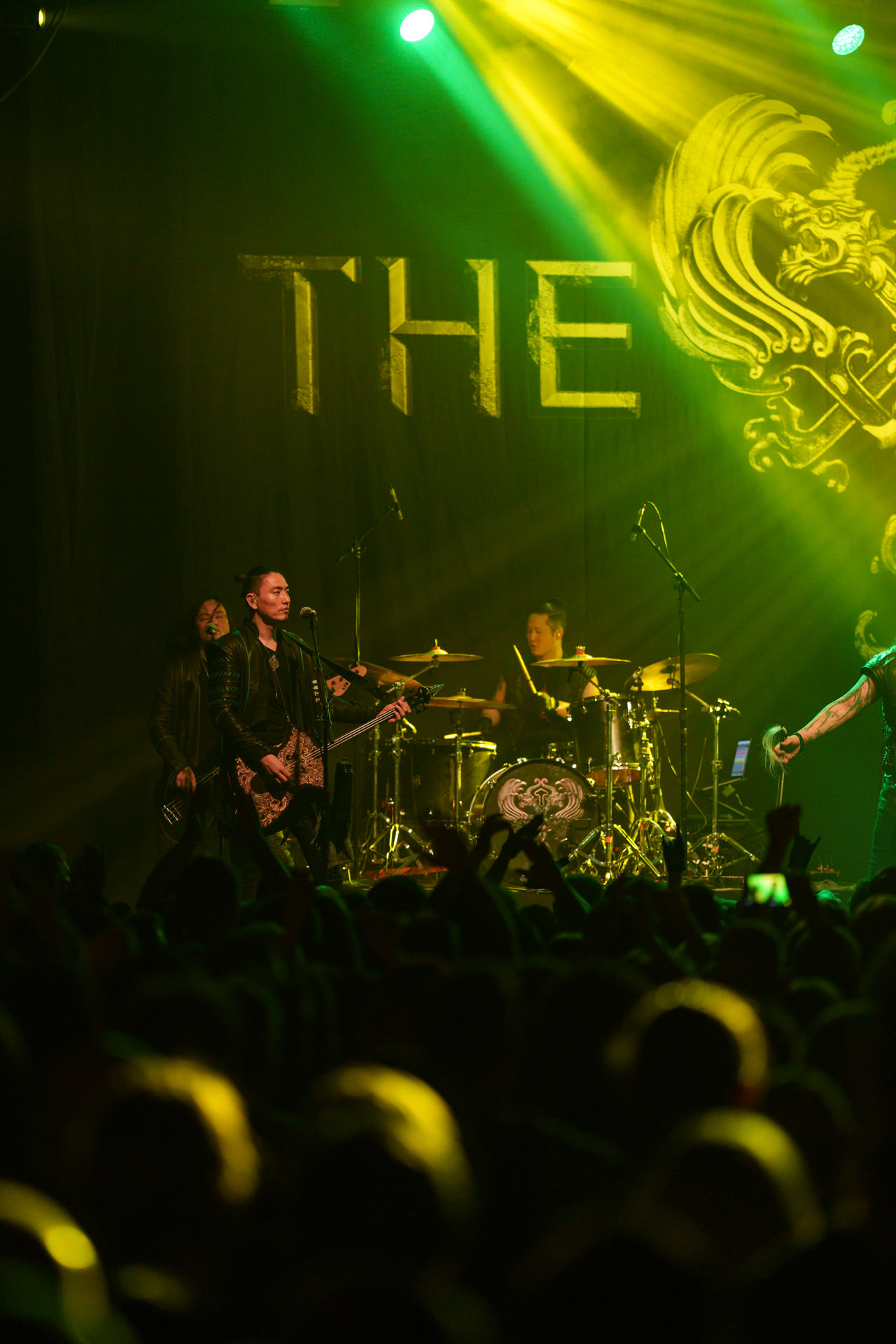 5.11.2022 The HU - koncert mongolskiej folk-metlowej grupy w warszawskiej Progresji.Produkcja Knock Out Productions,fot. Andrzej Wasilkiewicz/Reporter