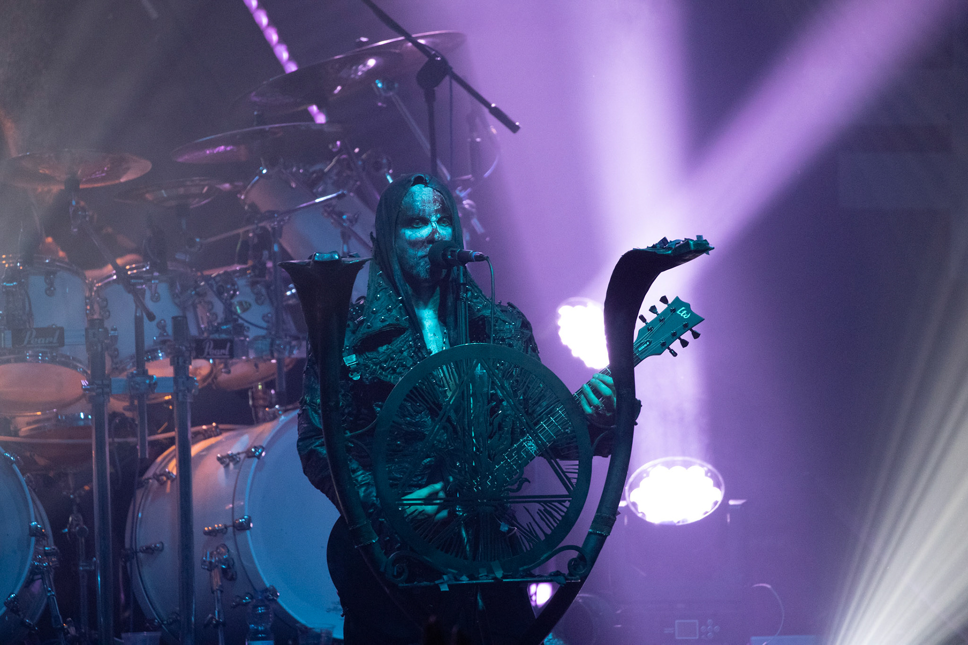 14.12.2018r. Behemoth koncert Merry Christless - Warszawa Progresja, Adam "Nergal" Darski – gitara, wokal prowadzący, 
Zbigniew "Inferno" Promiński – perkusja,
Tomasz "Orion" Wróblewski – gitara basowa, Patryk "Seth" Sztyber – gitara,  fot. Andrzej Wasilkiewicz/Reporter