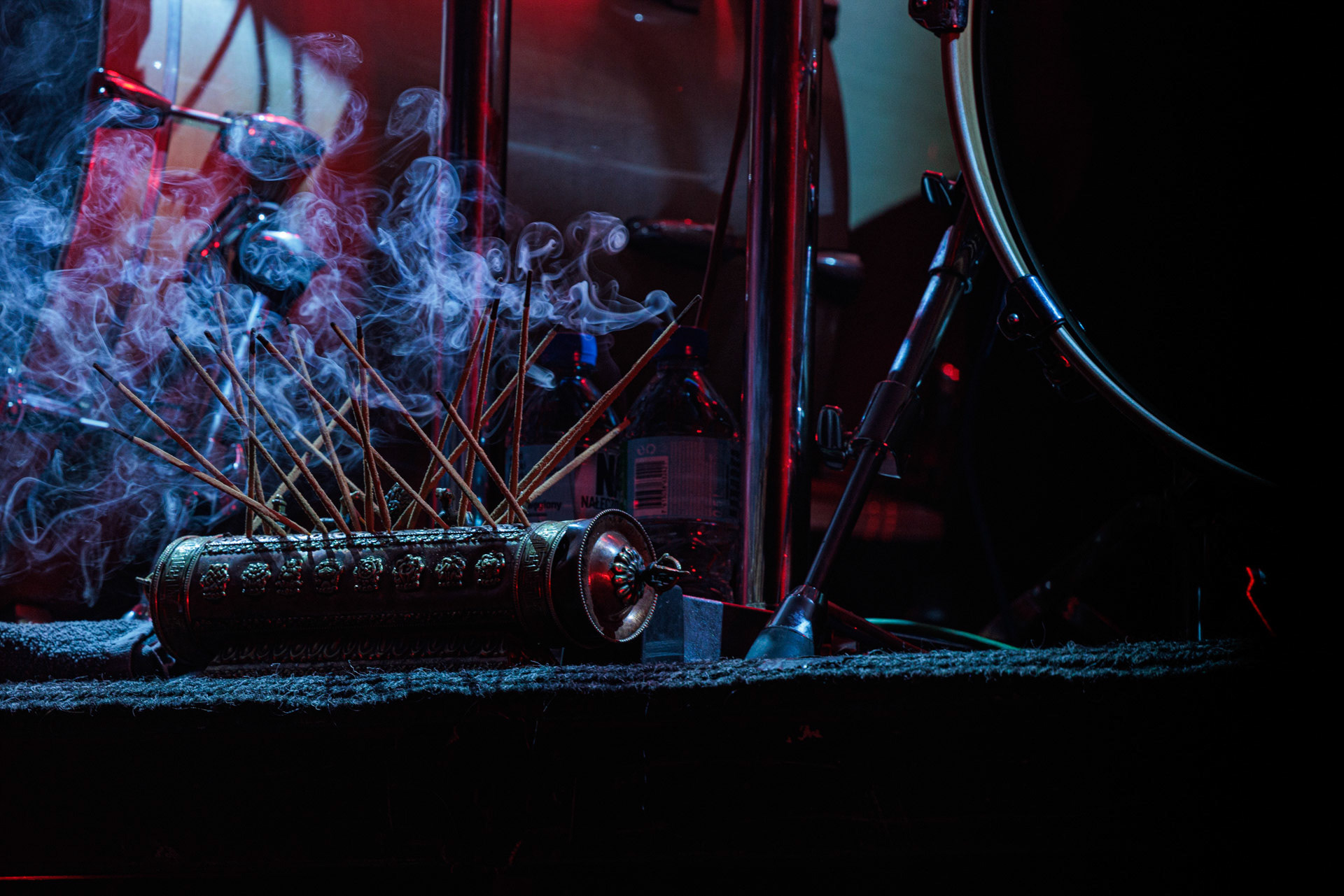 18.02.2022r - Azarath - jako gosc specjalny na warszawskim koncercie Vader w Progresji.n/z Marcin Skullripper – wokal, gitara, n/z Bartlomiej Bart Szudek – gitara, n/z Piotr P. Ostrowski – gitara basowa, n/z Zbigniew Inferno Prominski – perkusja, Left Hand Sounds, Knock Out Productions, Massive Music,fot. Andrzej Wasilkiewicz/Reporter