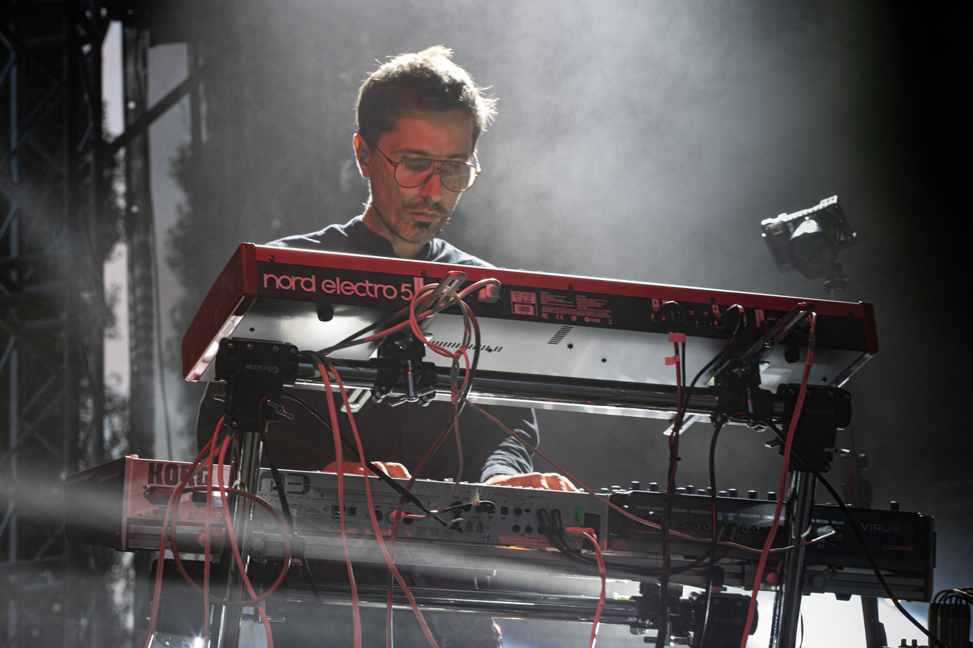 30.07.2021 Agnieszka Chylinska - koncert 25 lat na scenie! Warto bylo szalec. Warszawa Gramy do Woli Progresja.n/z Marek Piotrowski – instrumenty klawiszowe,Pop, pop-rock, hardrock, heavy metal,Fot. Andrzej Wasilkiewicz/Reporter