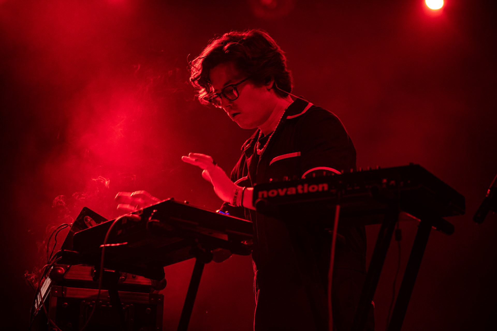 25.09.2021 The Dumplings - koncert Warszawa Progresjan/z Kuba Karas instrumenty klawiszowe, gitara,fot. Andrzej Wasilkiewicz/REPORTER