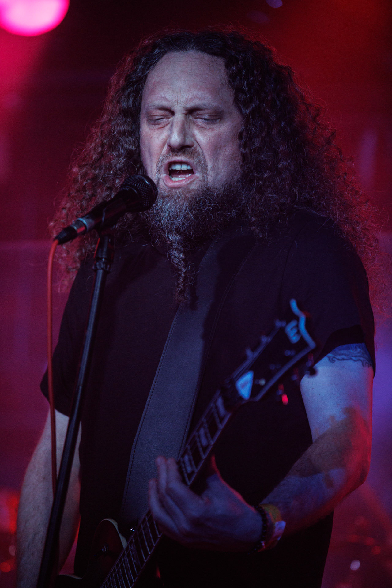 Painthing - death, doom metal.Koncert Czwarta Fala MMXXII klub VooDoo Warszawa.n/z Kuba Grobelny – guitar, vocal, n/z Bartłomiej Kaczor – guitar, n/z Darek Ojdana – keys, n/z Jan Rajkow-Krzywicki – bass,n/z Tomasz Śwital – drums,Fot. Andrzej Wasilkiewicz/kaziq.com