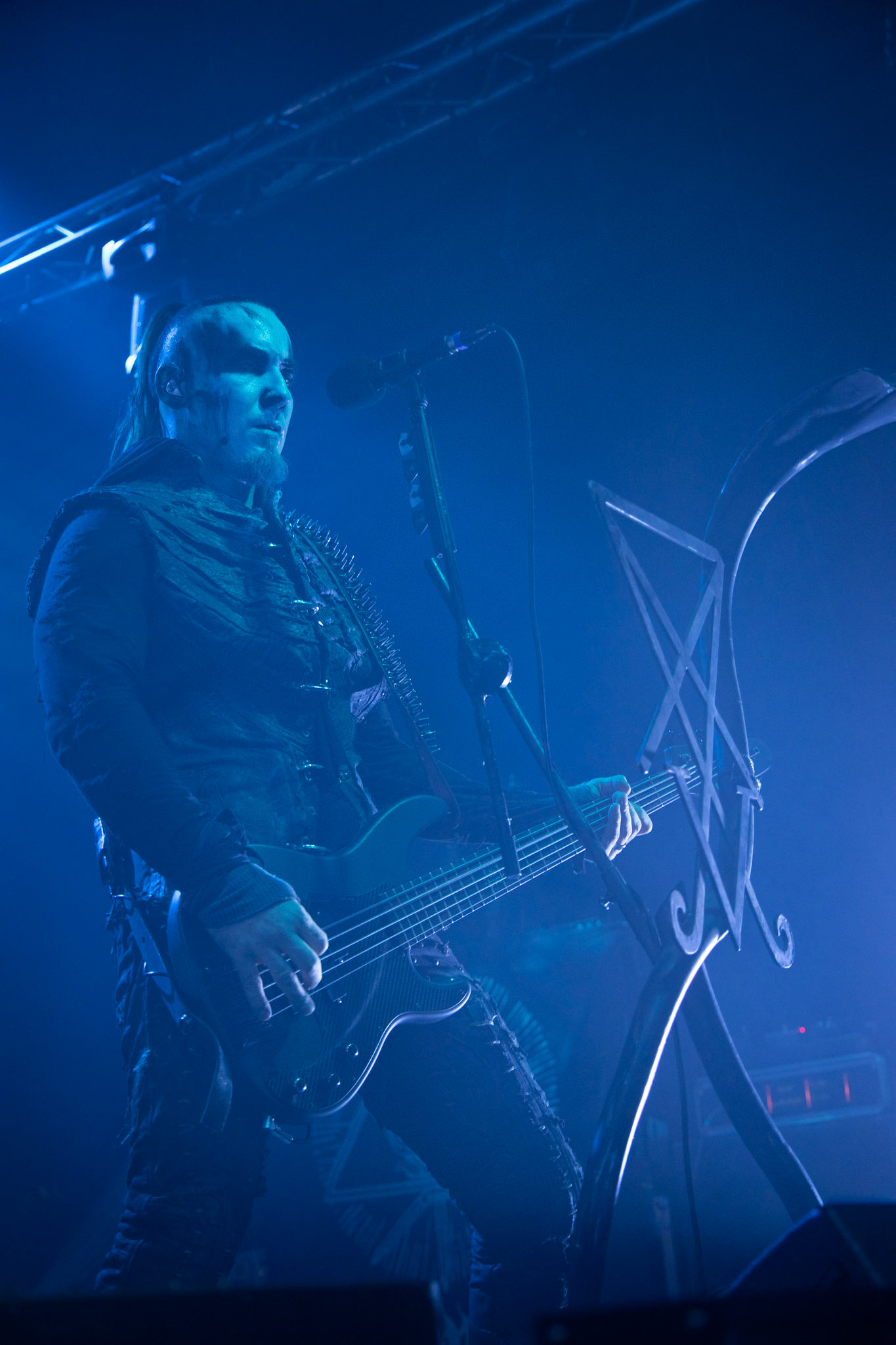 14.12.2018r. Behemoth koncert Merry Christless - Warszawa Progresja, Adam "Nergal" Darski – gitara, wokal prowadzący, 
Zbigniew "Inferno" Promiński – perkusja,
Tomasz "Orion" Wróblewski – gitara basowa, Patryk "Seth" Sztyber – gitara,  fot. Andrzej Wasilkiewicz/Reporter