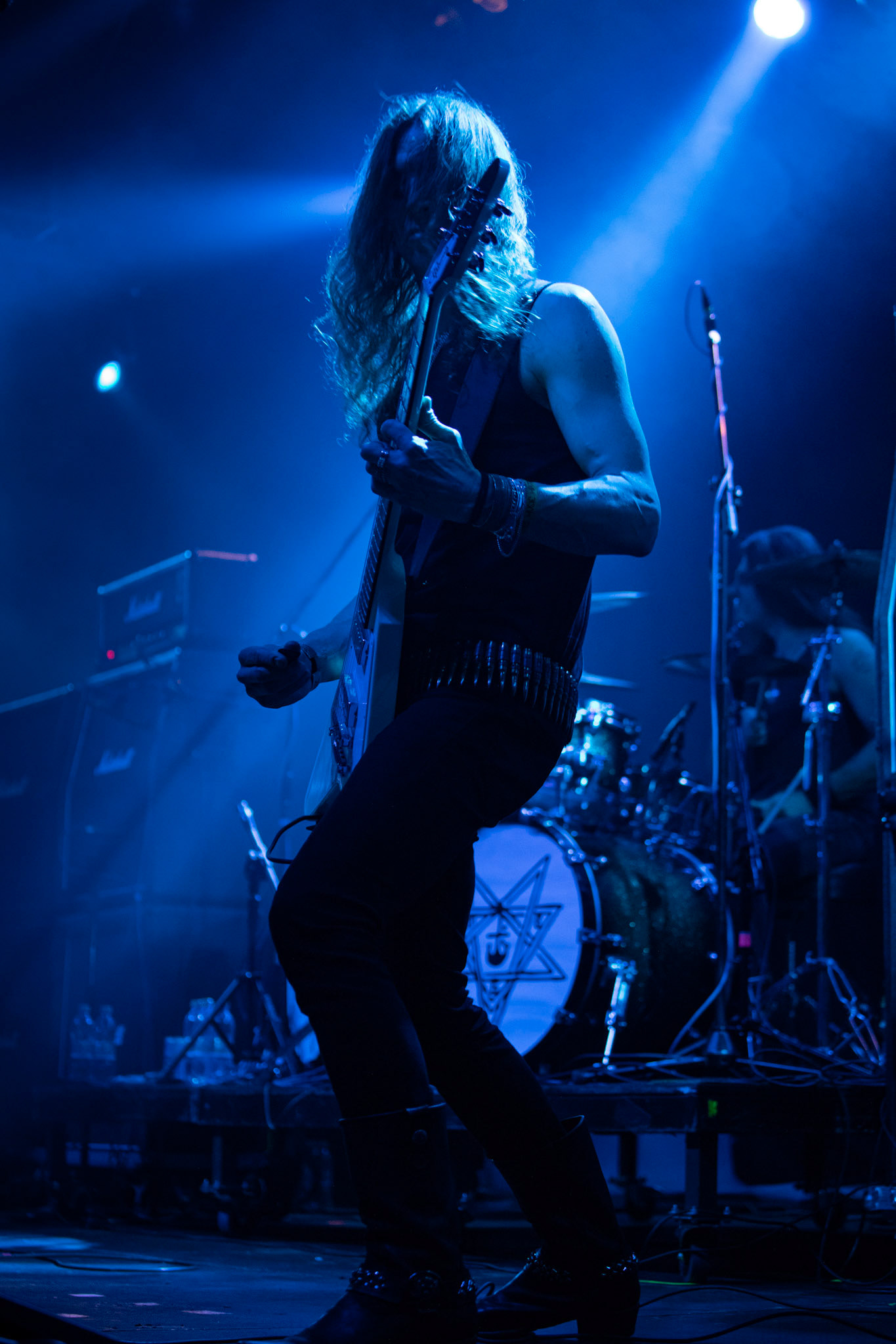 15.12.2019 koncert szwajcarów z Hellhammer: Triumph of Death, Merry Christless 2019, Warszawa Klub Progresja,
zespół Thomasa Gabriela Fishera, black metal, death metal, n/z Michael Zech gitara, wokal,
New Aeon Musick, Knock Out Productions
fot. Andrzej Wasilkiewicz/REPORTER