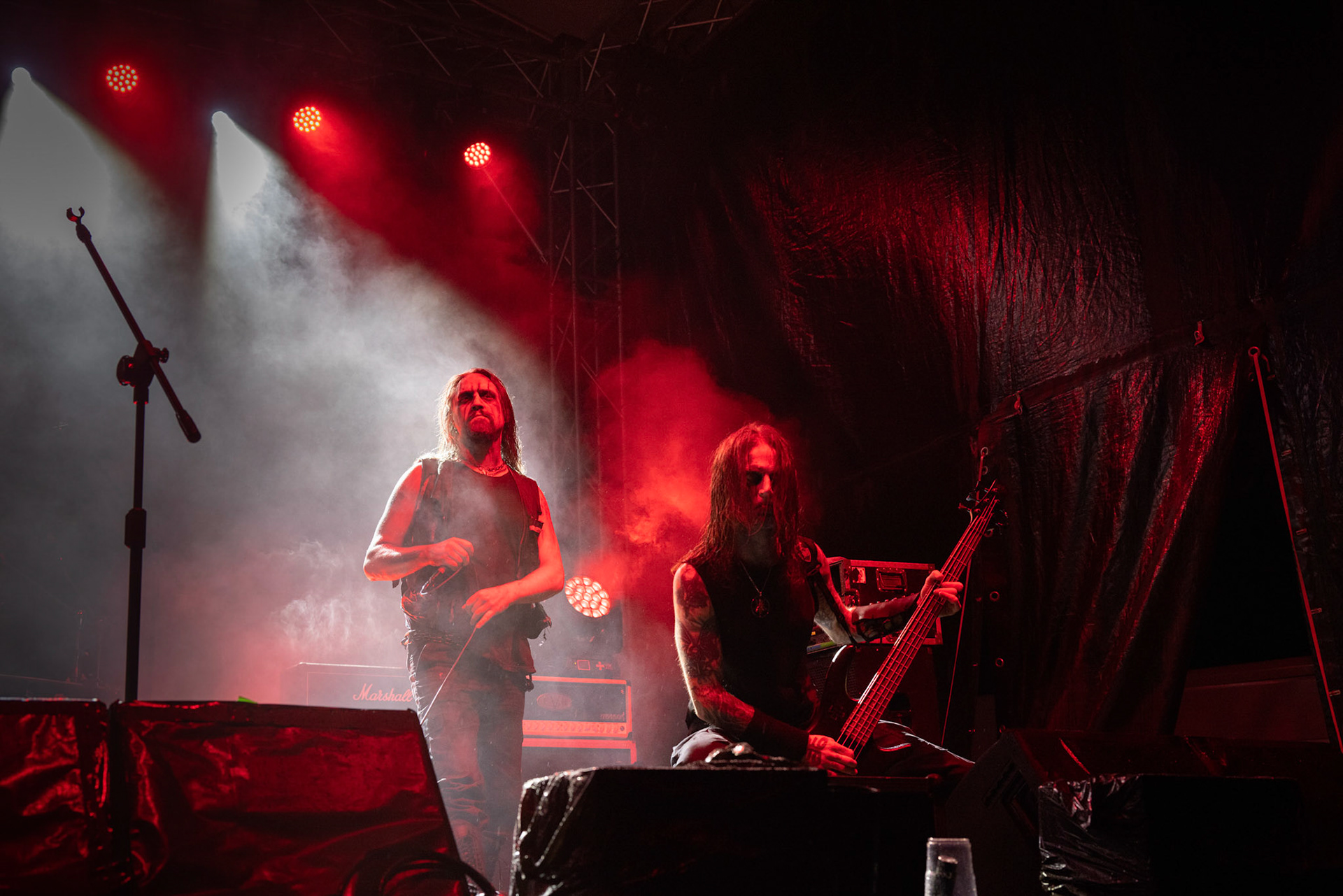 Marduk, koncert w ramach Blitzkrieg MMXX warszawska Progresja, black metal, Szwecja, Massive Music Rock The Nation America.fot. Andrzej kaziq Wasilkiewicz/Reporter