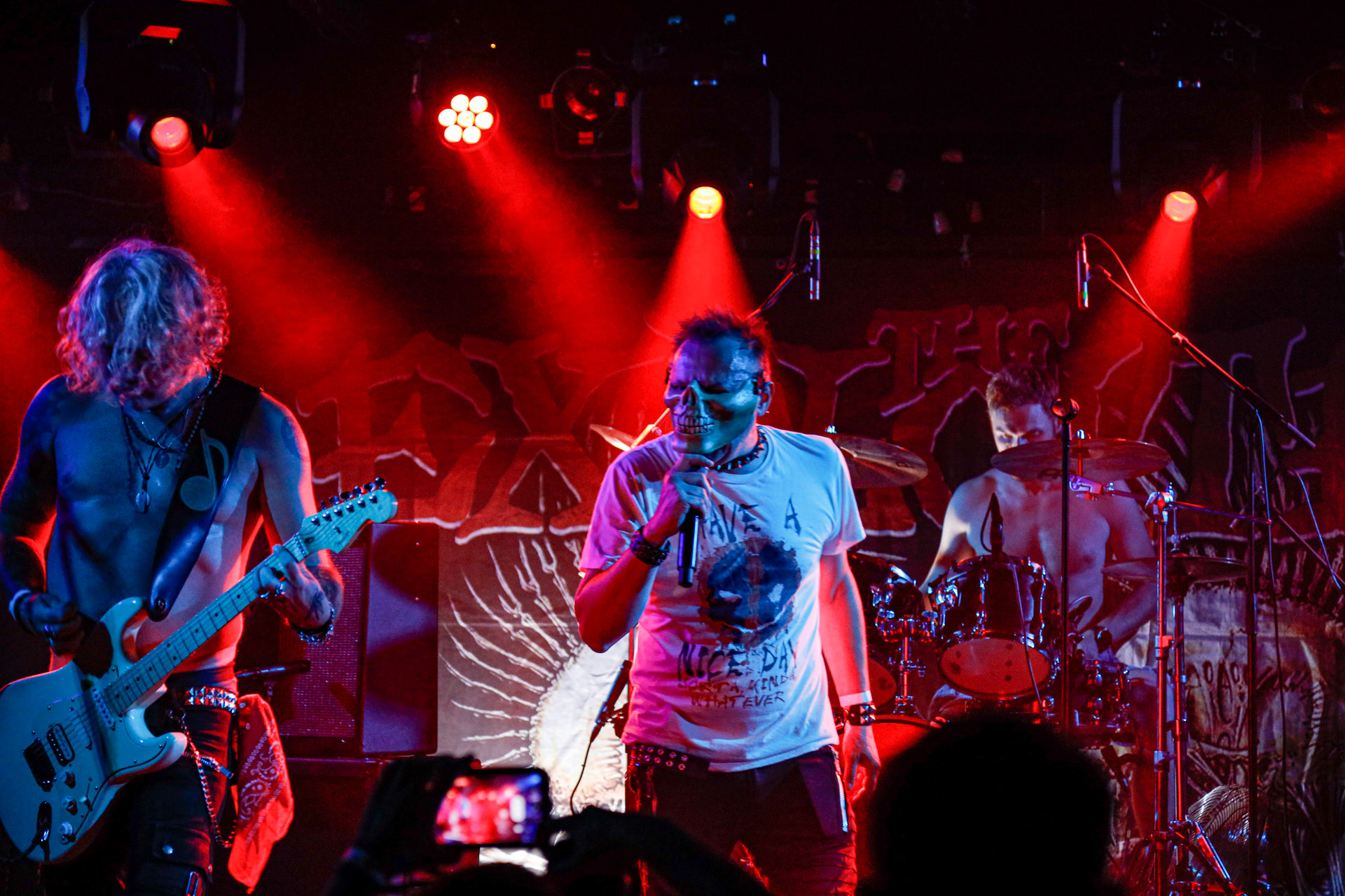 25.08.2022 TZN Xenna - warszawska grupa punkowa z frontmenem Krzysztofem Zygzakiem Chojnackim przed warszawskim koncertem The Exploited.fot. Andrzej Wasilkiewicz/Reporter