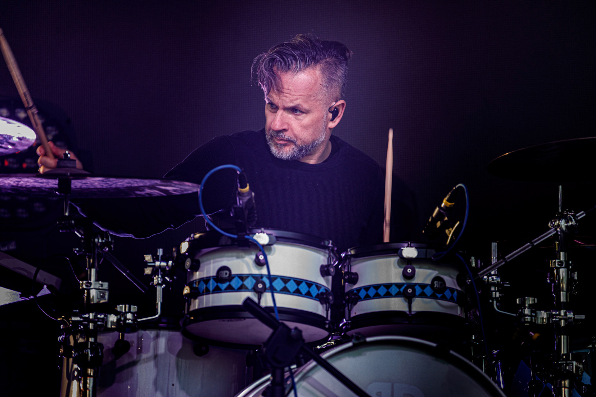 10.07.2022 Organek -  Antyfest Antyradia 2022 - Warszawa, letnia scena klubu Progresja. Tomasz Organek – gitara, wokal,Adam Staszewski – gitara basowa,Robert Markiewicz – perkusja,Tomasz Lewandowski – instrumenty klawiszowe,Rock alternatywny.fot. Andrzej Wasilkiewicz/Reporter