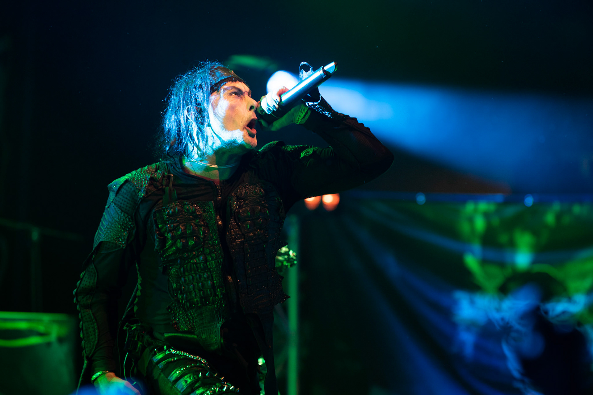 CRADLE OF FILTH - UK. black metal, metal symfoniczny, metal gotycki,
Dani Filth - Vocals,
Martin Skaroupka - Drums, Keyboards and Orchestrations,
Daniel Firth - Bass,
Richard Shaw - Guitar,  
Ashok - Guitar,  
Lindsay Schoolcraft - Narrative vocals,
Nuclear Blast Records
Knockoutprod
fot. Andrzej kaziq Wasilkiewicz/Reporter