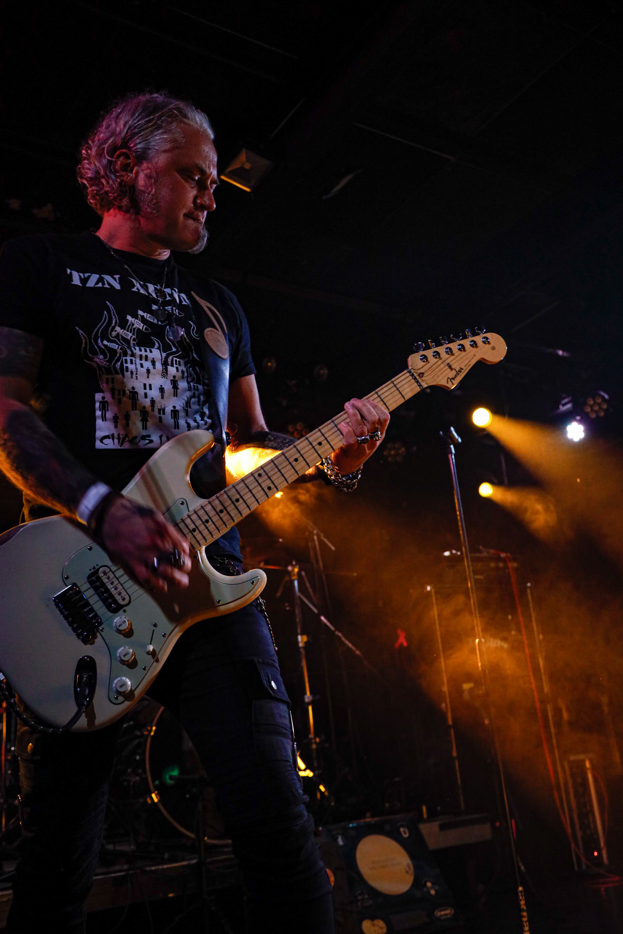 25.08.2022 TZN Xenna - warszawska grupa punkowa z frontmenem Krzysztofem Zygzakiem Chojnackim przed warszawskim koncertem The Exploited.fot. Andrzej Wasilkiewicz/Reporter