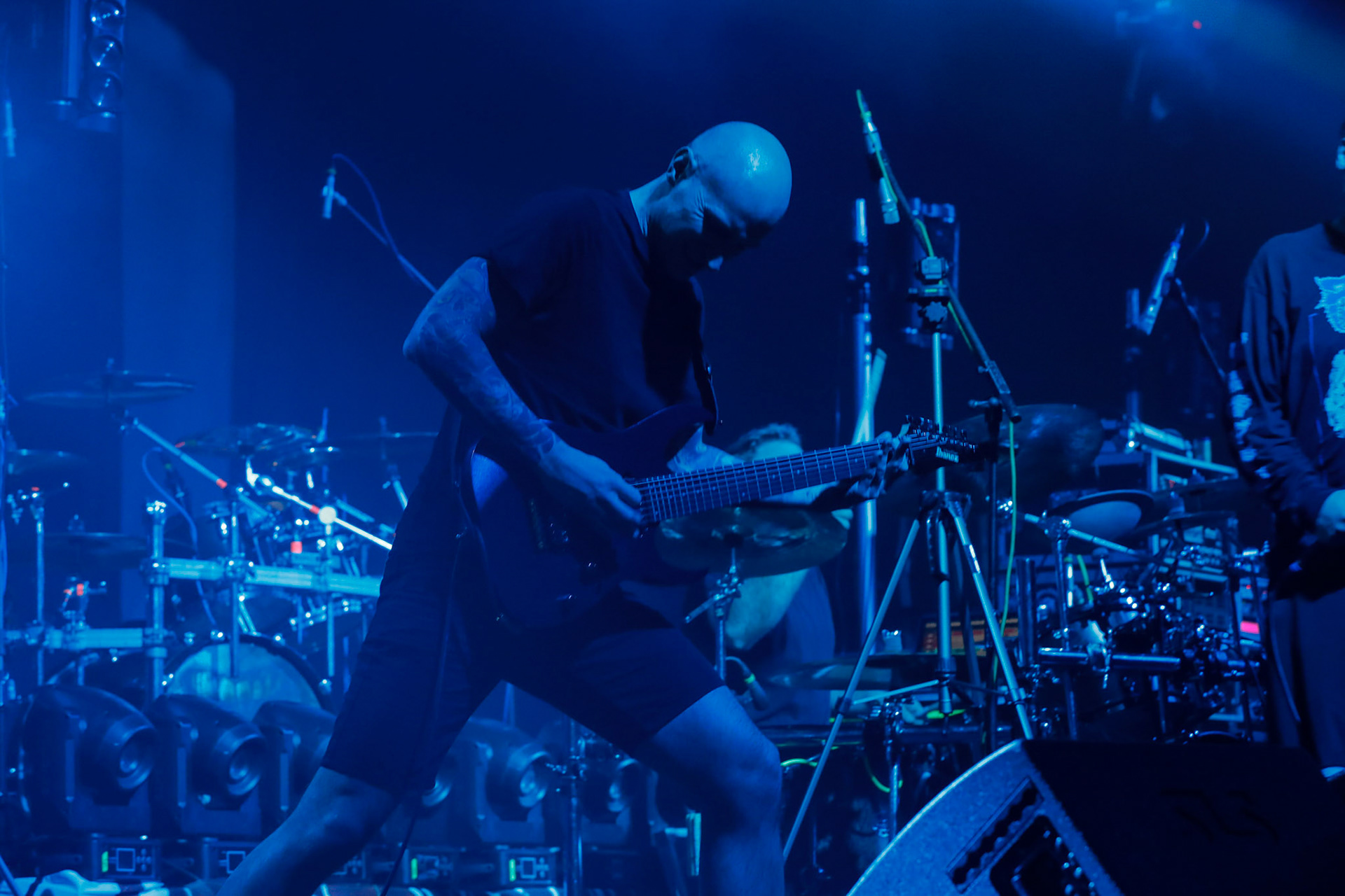 30.11.2018 Knock Out Tour 2018 - Warszawa Progresja - DROWN MY DAY deathcore, metalcore, death metal, 

Maciek "Groov" Korczak wokal, 
Arkadiusz Antosz gitara basowa, 
Sergiusz Smolnicki gitara, 
Sławomir Wojtas gitara, 
Kuba Homik perkusja, fot. Andrzej Wasilkiewicz/Reporter