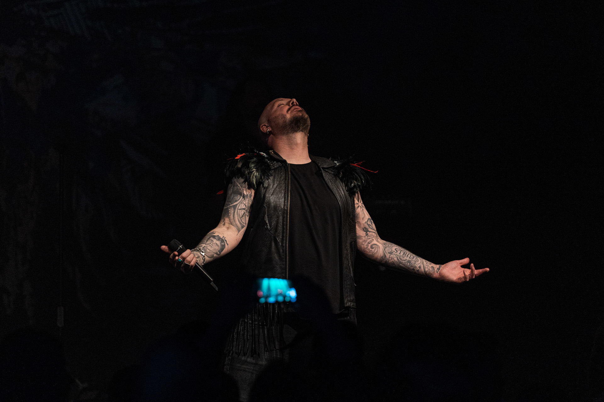 14.04.2023 Soilwork - szwedzki melodic death metal.Knock Out Productions, klub Progresja Warszawa. fot. Andrzej Wasilkiewicz/kaziq.com