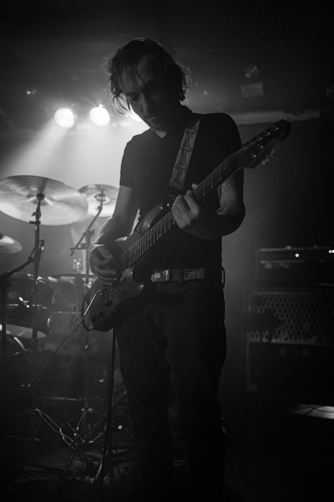 Koncert 4dots - 20.12.2019 Warszawa Klub Pogłos, n/z W. Jarawka guitar, Post something, Post something else, fot. Andrzej Wasilkiewicz/REPORTER