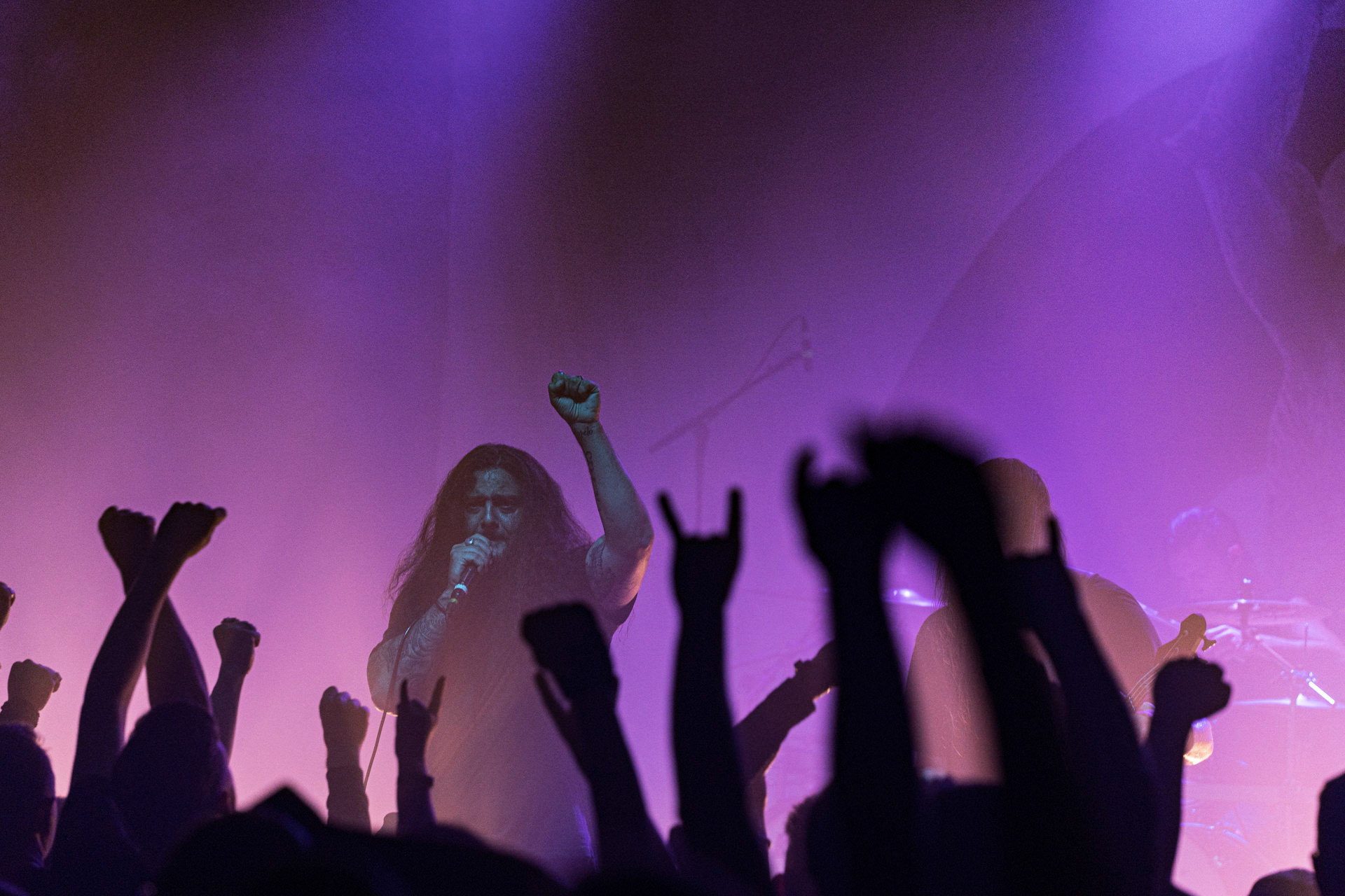 14.04.2023 Kataklysm - kanadyjski melodic death metal. Knock Out Productions, klub Progresja Warszawa. fot. Andrzej Wasilkiewicz/kaziq.com