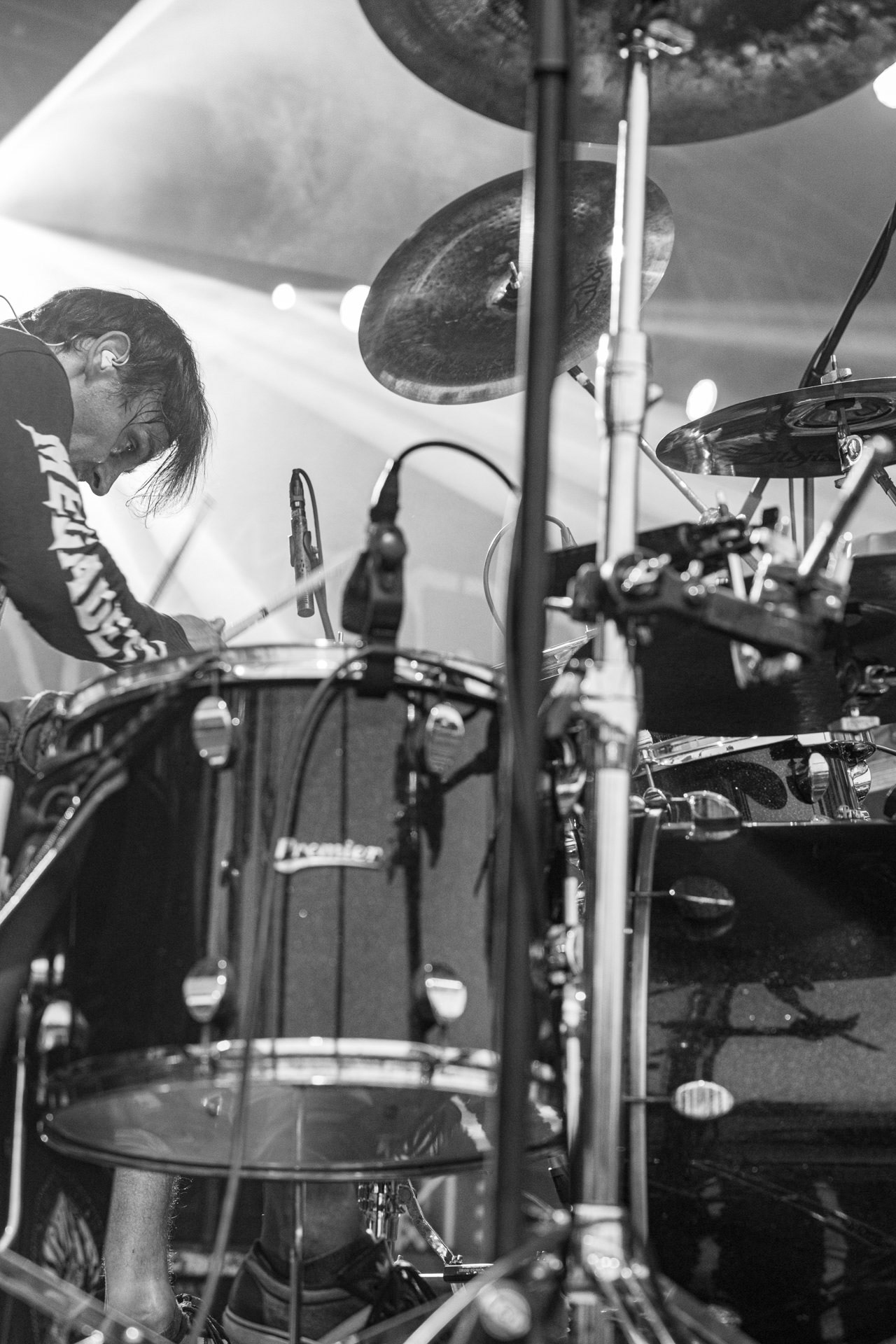 Koncert Luxtorpeda 10 urodziny. Warszawa Progresja.Gramy do Woli.n/z.Tomasz „Krzyżyk” Krzyżaniak – perkusjaFot. Andrzej kaziq Wasilkiewicz/Reporter