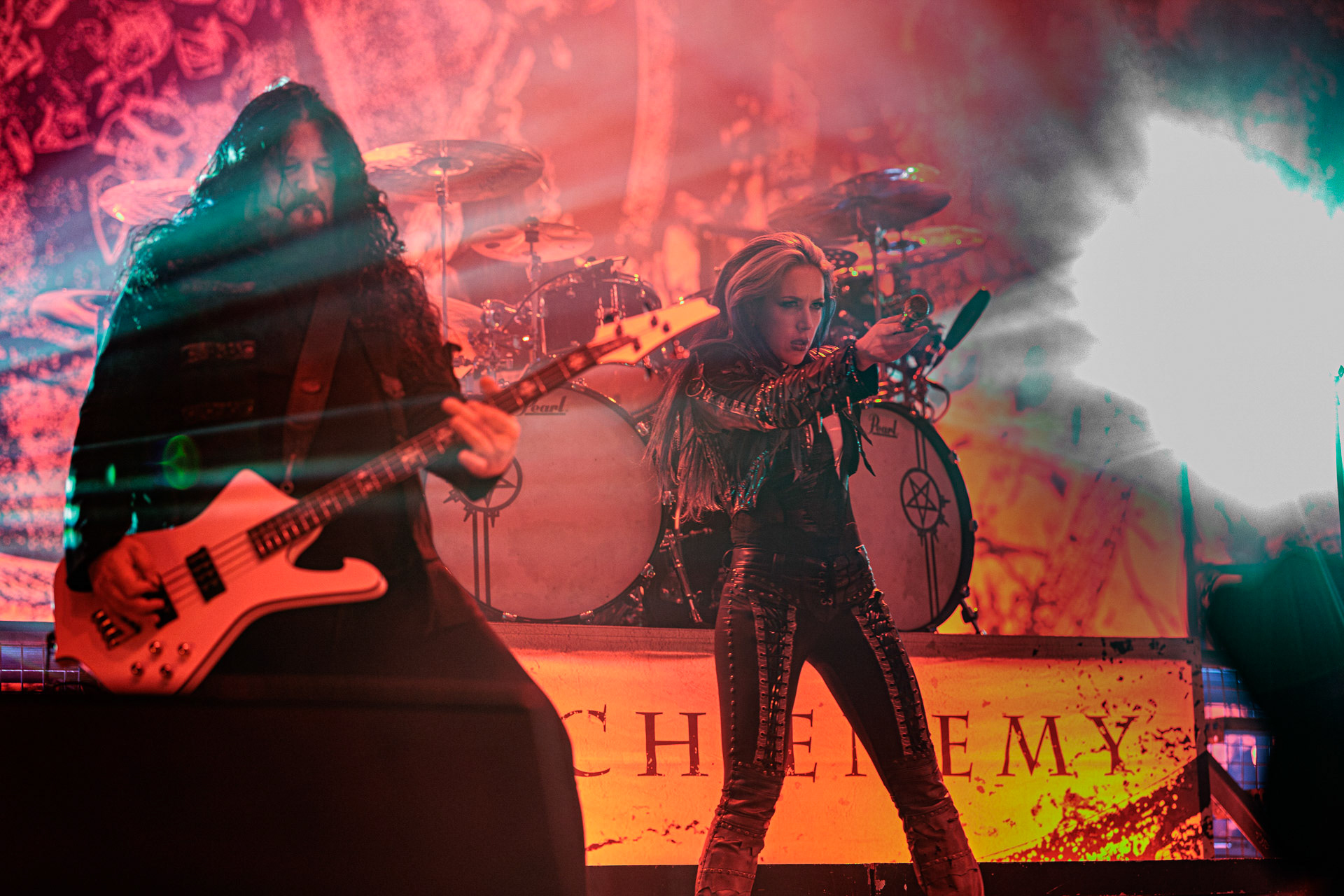 19.10.2022 ARCH ENEMY  - The European Siege 2022,Spodek Katowice Poland,fot. Andrzej Wasilkiewicz/Reporter