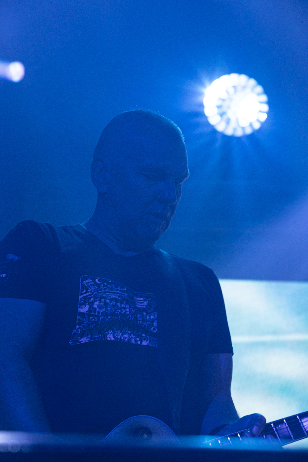 KULT - koncert Pomaranczowa Trasa 2021 - Warszawa Stodoła. 29 pazdziernika 2021. Wojciech Jablonski gitara, Rock, rock progresywny, rock alternatywny, punk, nowa fala, polski rock.fot. Andrzej kaziq Wasilkiewicz/Reporter