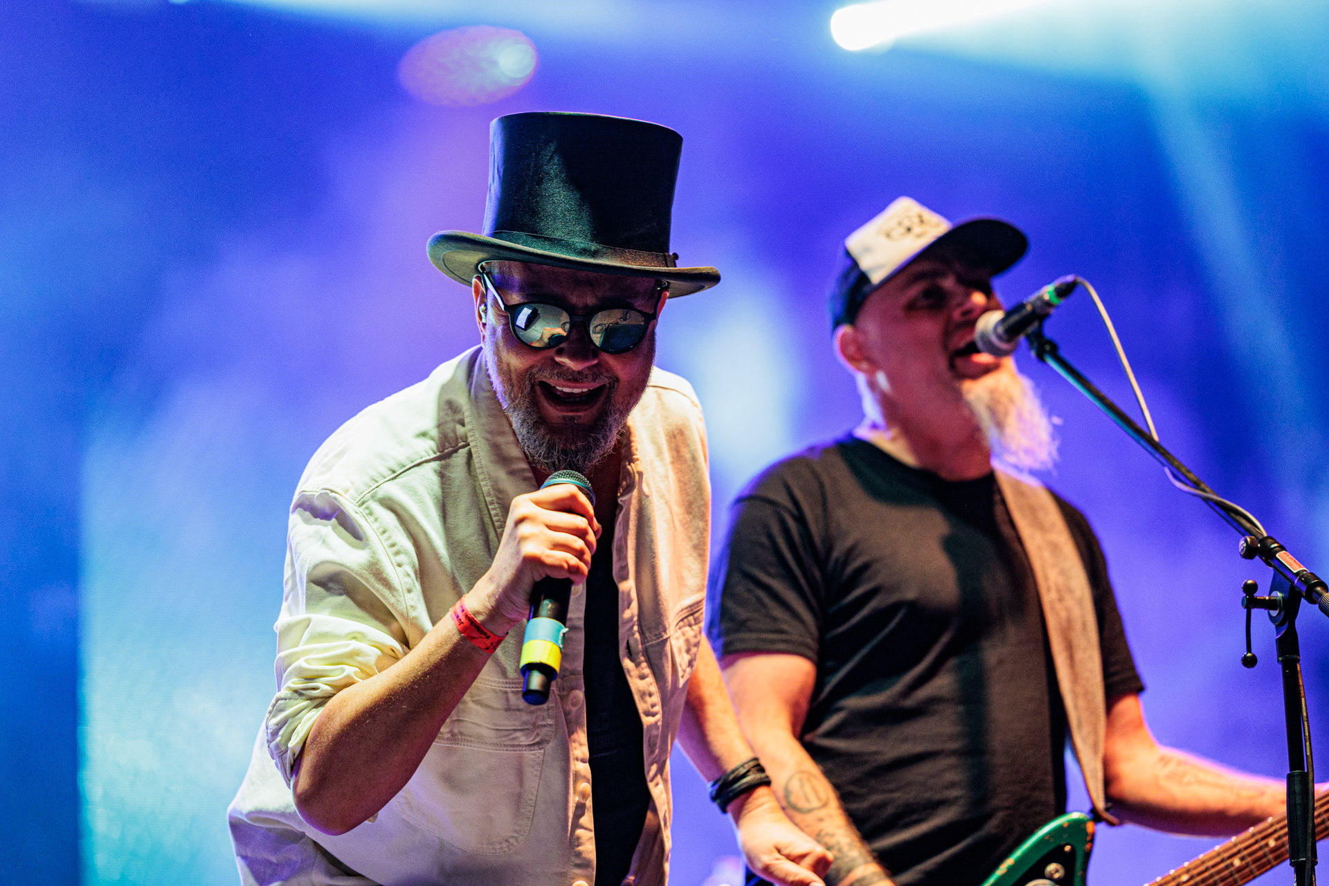 13.05.2022 Pidzama Porno Juwenalia Politechniki Warszawskiejn/z Krzysztof Grabaz Grabowski – wokal,punk rock, rock, reggae, S.P. Records.fot. Andrzej Wasilkiewicz/Reporter