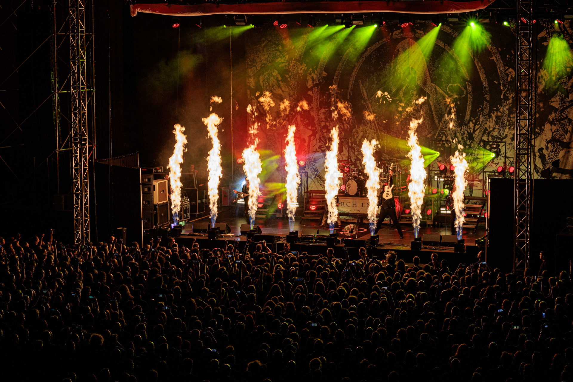 19.10.2022 ARCH ENEMY  - The European Siege 2022,Spodek Katowice Poland,fot. Andrzej Wasilkiewicz/Reporter