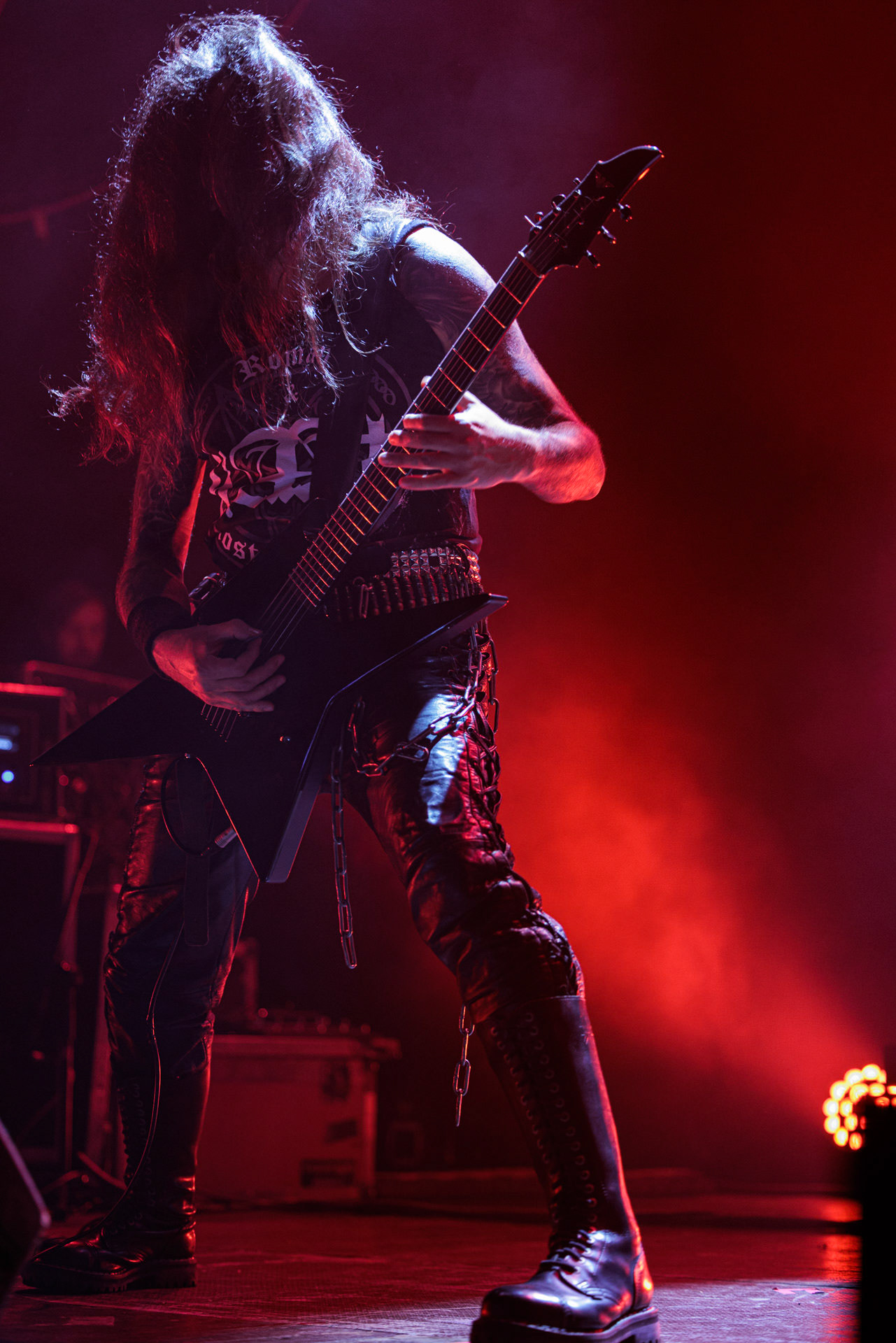 18.02.2022r - Azarath - jako gosc specjalny na warszawskim koncercie Vader w Progresji.n/z Marcin Skullripper – wokal, gitara, n/z Bartlomiej Bart Szudek – gitara, n/z Piotr P. Ostrowski – gitara basowa, n/z Zbigniew Inferno Prominski – perkusja, Left Hand Sounds, Knock Out Productions, Massive Music,fot. Andrzej Wasilkiewicz/Reporter