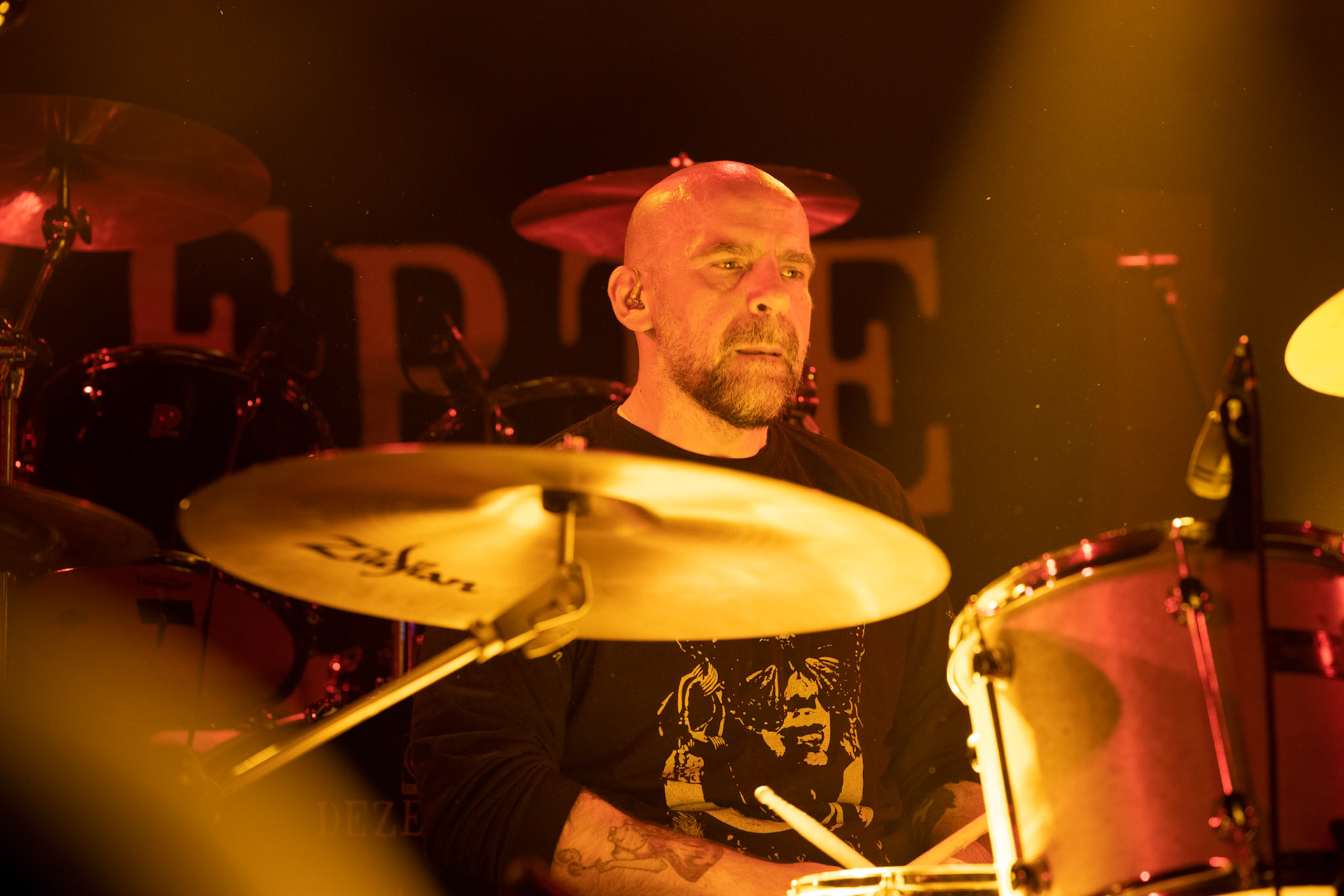 6.12.2019 Warszawa Klub Proxima KMKZ suport Dezertera
N/z Grzegorz Iwaniec perkusja  
fot. Andrzej Wasilkiewicz/REPORTER