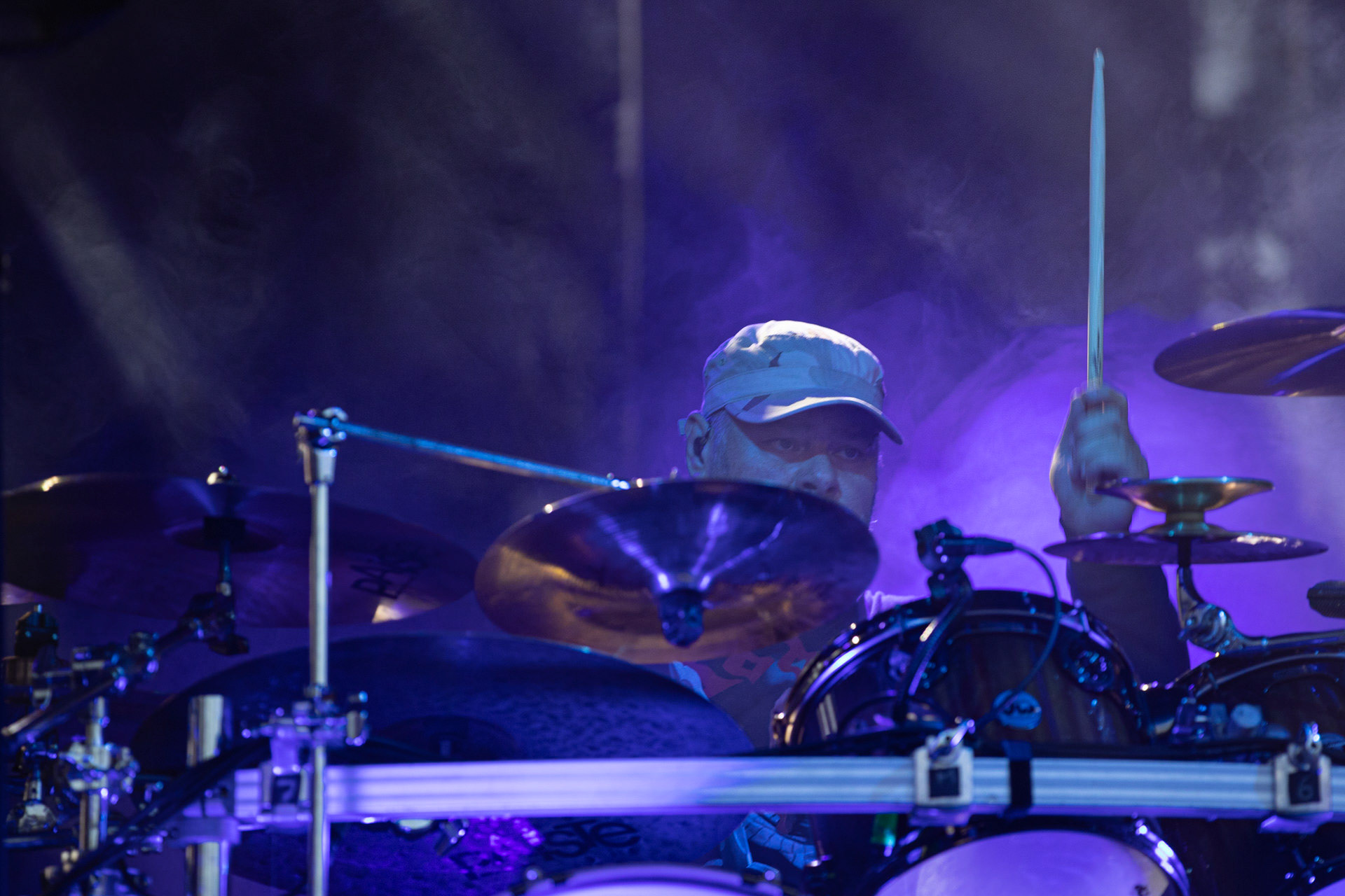 21.08.2021 koncert Riverside 20 lecie w Warszawie,Letnia scena Progresji, Gramy do Woli.n/z Piotr Kozieradzki – perkusja,Fot. Andrzej Wasilkiewicz/Reporter