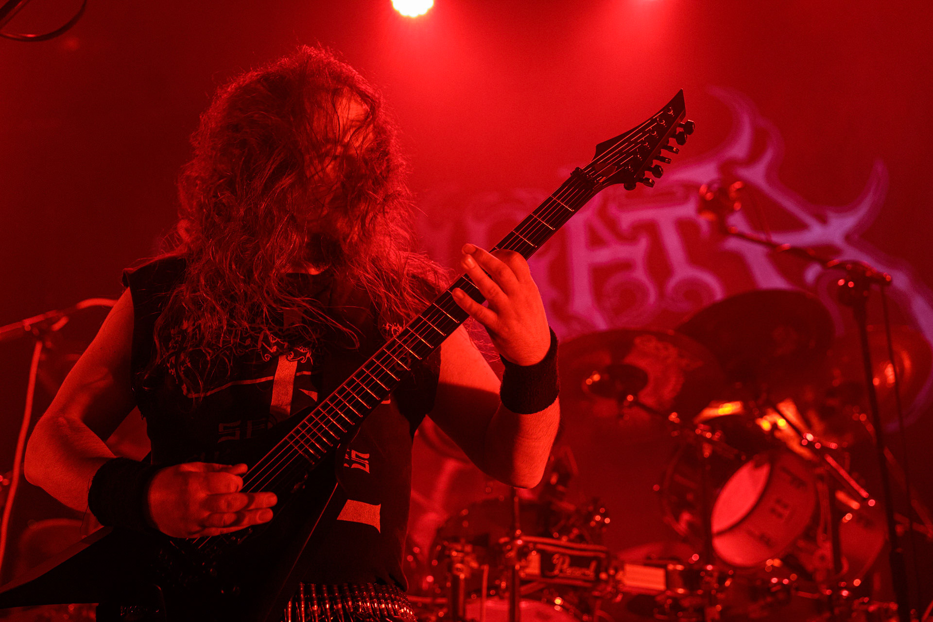 18.02.2022r - Azarath - jako gosc specjalny na warszawskim koncercie Vader w Progresji.n/z Marcin Skullripper – wokal, gitara, n/z Bartlomiej Bart Szudek – gitara, n/z Piotr P. Ostrowski – gitara basowa, n/z Zbigniew Inferno Prominski – perkusja, Left Hand Sounds, Knock Out Productions, Massive Music,fot. Andrzej Wasilkiewicz/Reporter