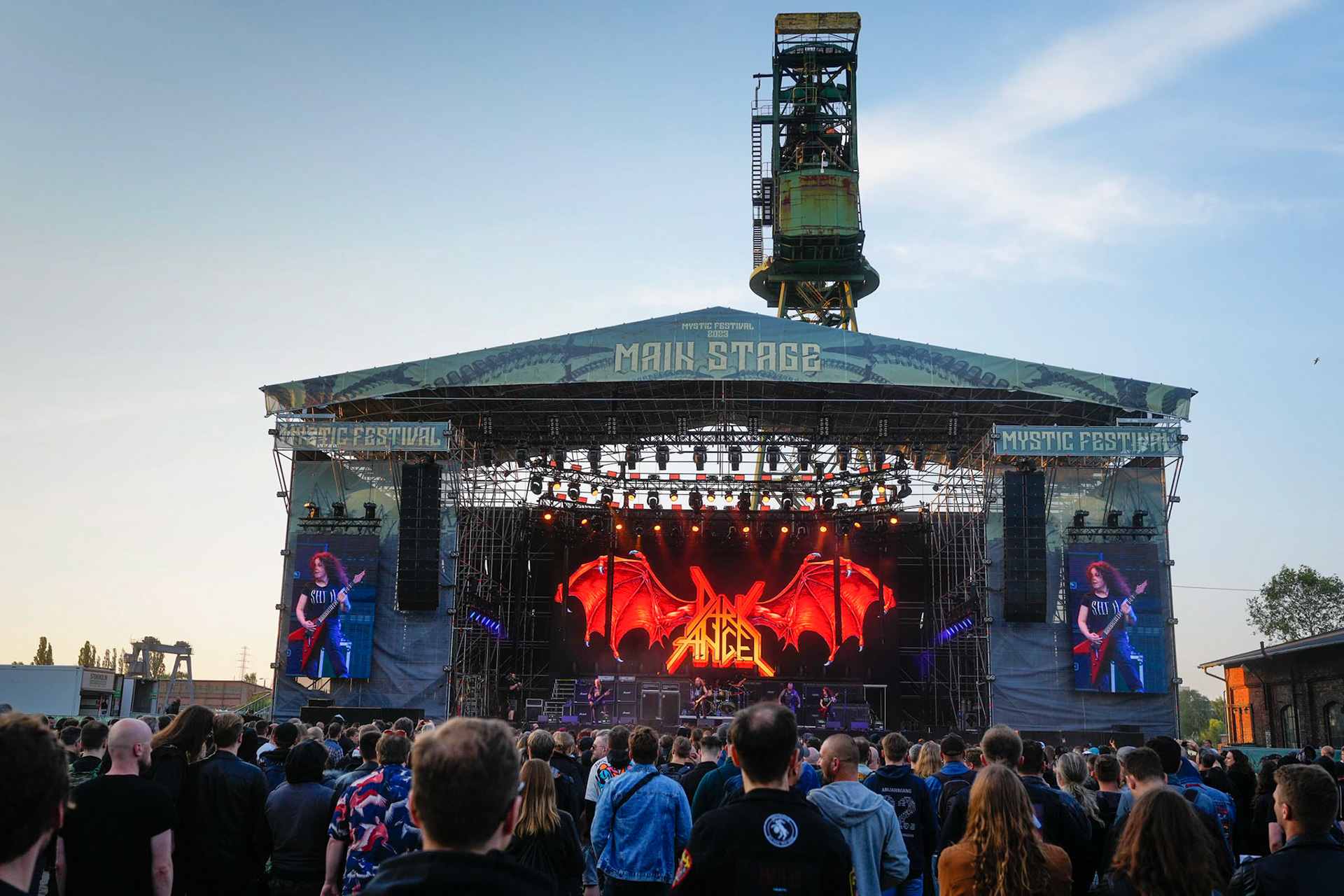 10.06.2023 Dark Angel trzeci dzien festiwaluMystic Festival 2023, Stocznia Gdanska fot. Andrzej Wasilkiewicz/Reporter