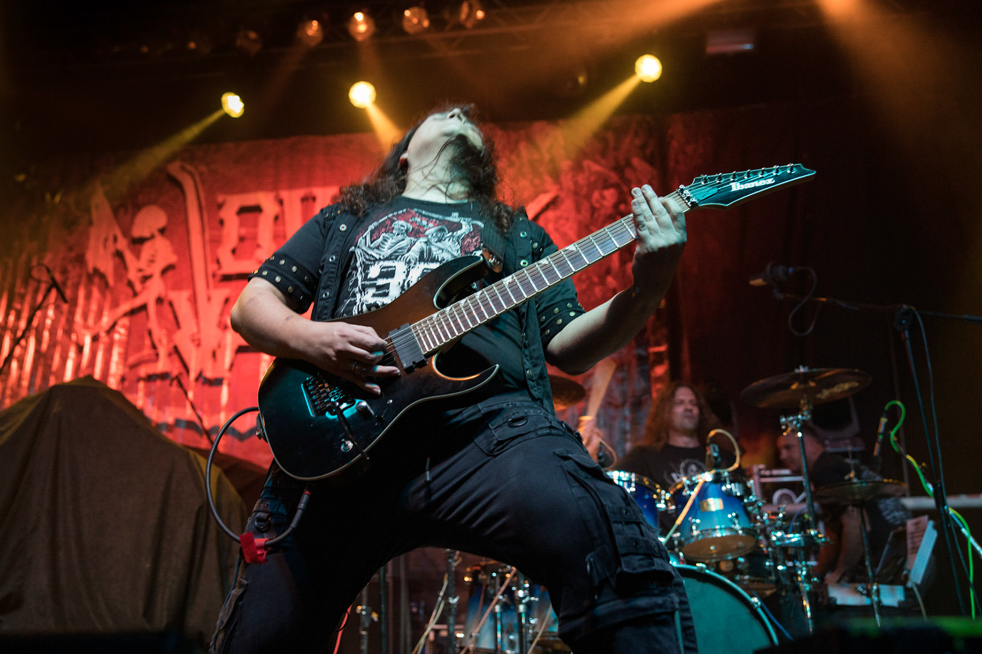 Legendy Metalu QUO VADIS - Thrash Metal - koncert Legendy Metalu w warszawskiej Progresji,
Tomasz "Skaya" Skuza - bass/vocal
Ian "Źdźbło" Bemolator- guitar
Mateusz "Matek" Lazar - guitar
Szymon "Sajmon" Synówka - drums
fot. Andrzej kaziq Wasilkiewicz