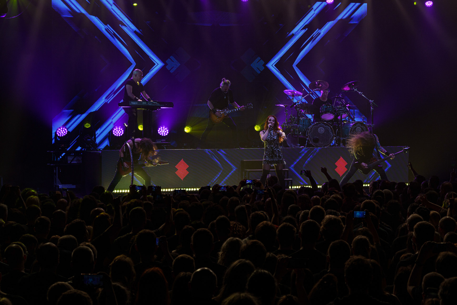 25.03.2023 EPICA - symfoniczny metal, metal progresywny. Klub Progresja, Warszawa, Knock Out Productions. fot. Andrzej Wasilkiewicz/Reporter