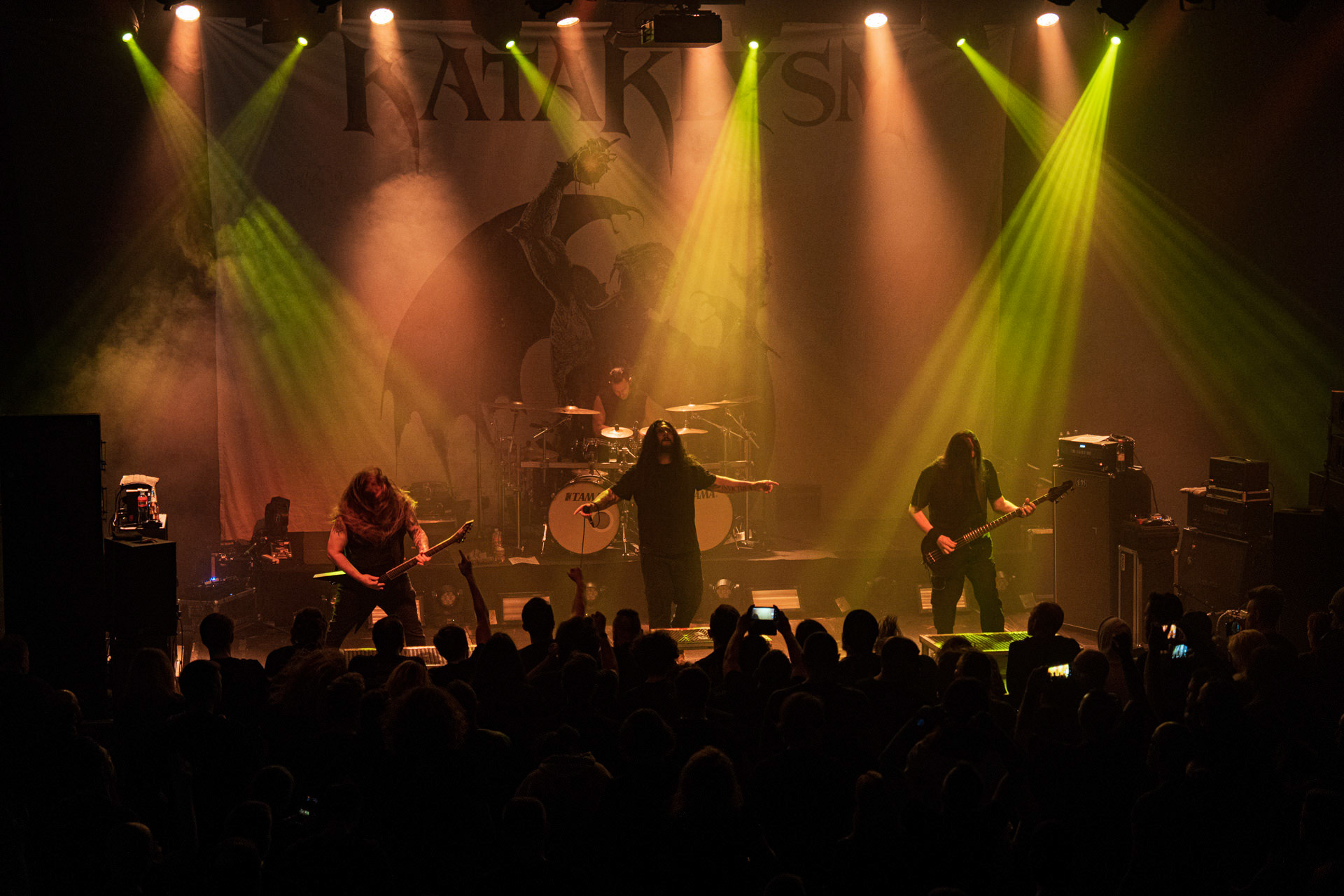 14.04.2023 Kataklysm - kanadyjski melodic death metal. Knock Out Productions, klub Progresja Warszawa. fot. Andrzej Wasilkiewicz/kaziq.com