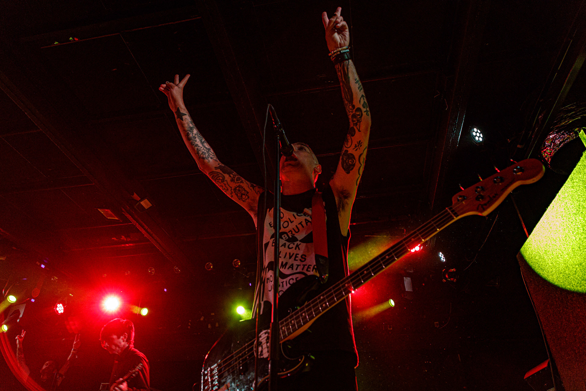 19.07.2022 ANTI-FLAG Amerykanska legenda punk-rocka na warszawskim koncercie w klubie Proxima.Produkcja WiniaryBookings. fot. Andrzej Wasilkiewicz/Reporter