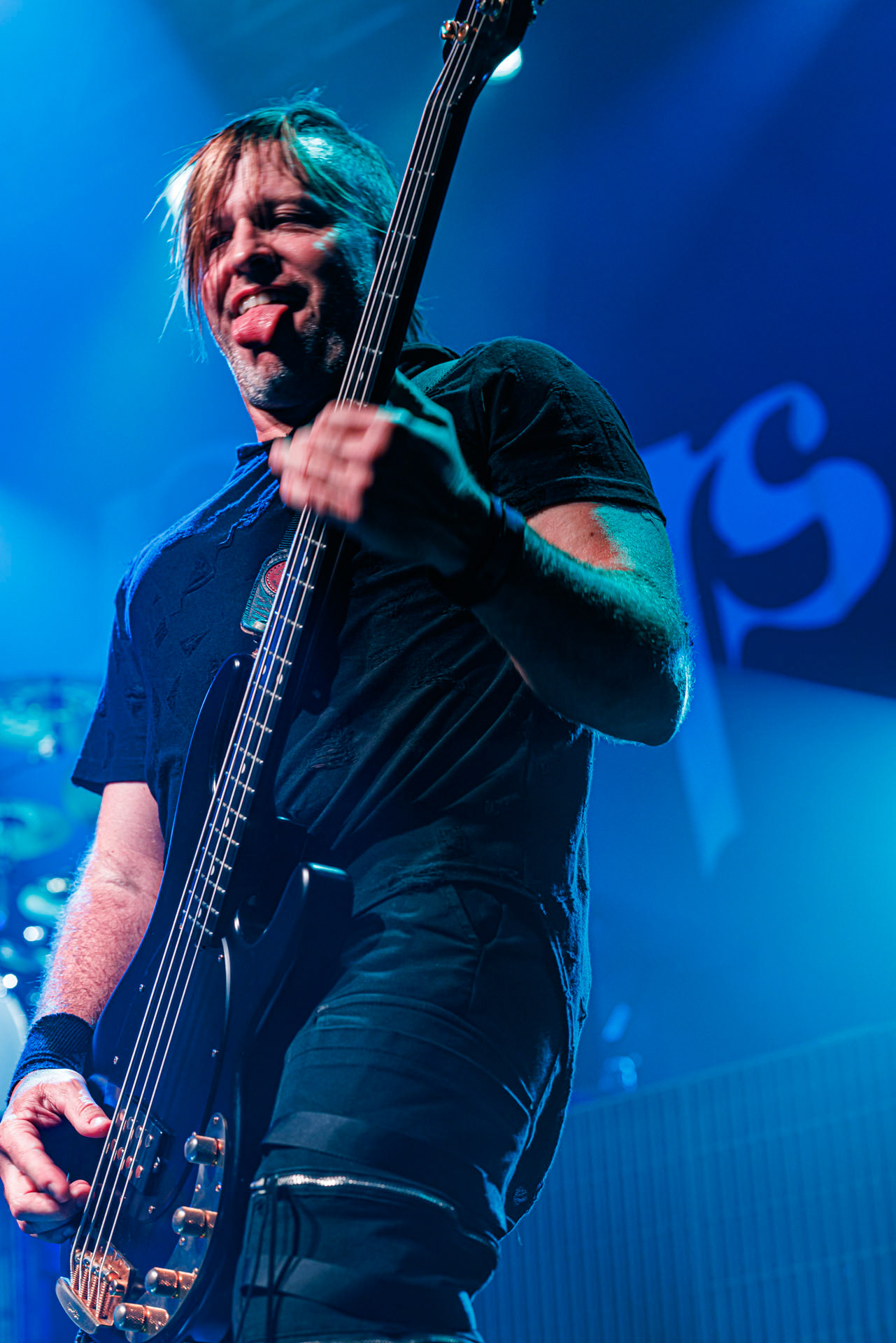 7.10.2022 Warszawski koncert Three Days Grace w klubie Progresja.Kanadyjczycy promuja nowy album EXPLOSIONS.n/z Barry Stock – gitara, n/z Brad Walst – gitara basowa, n/z Neil Sanderson – perkusja, instrumenty klawiszowe, n/z Matt Walst – wokal,Produkcja Knock Out Productions, Fot. Andrzej Wasilkiewicz/Reporter