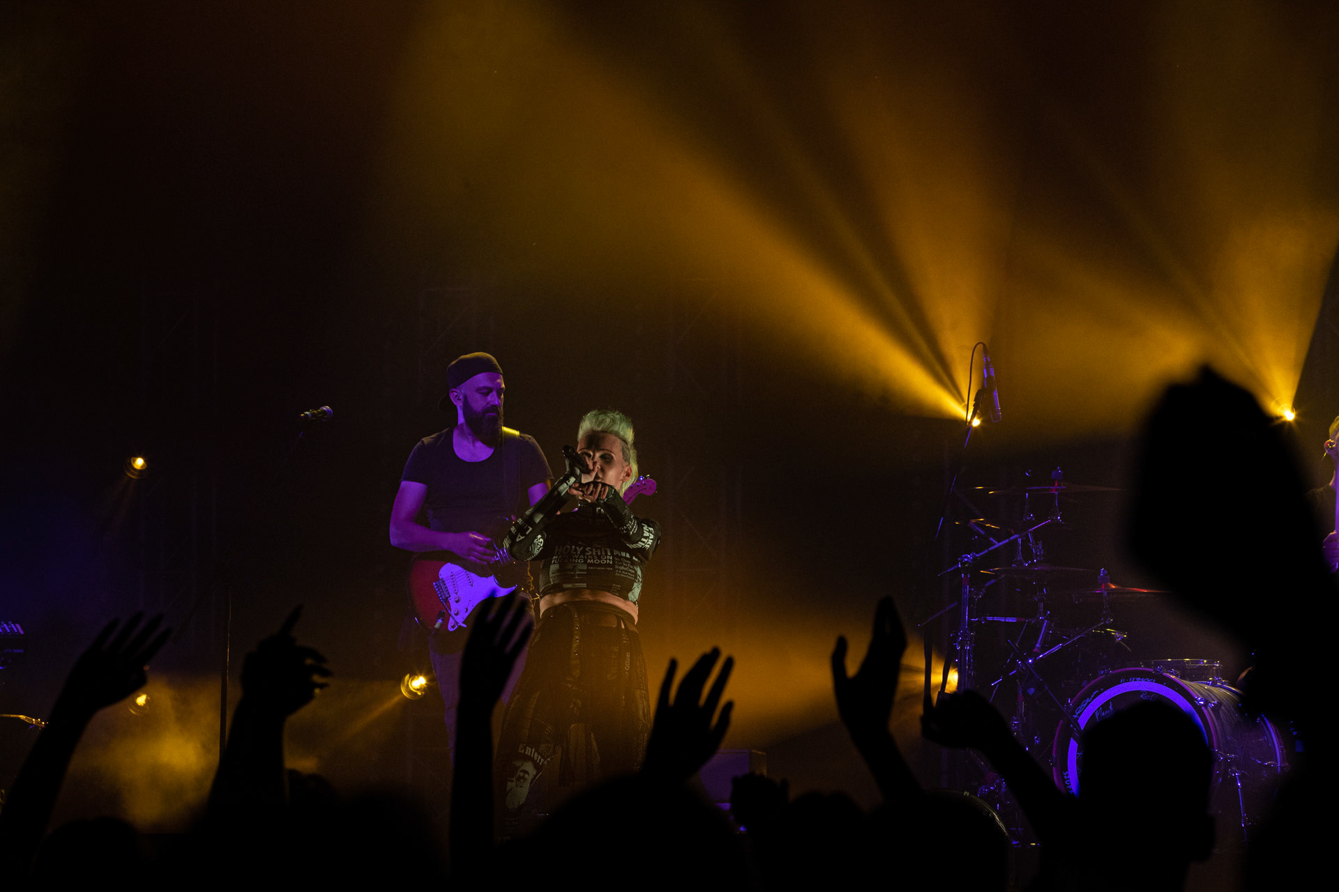 30.07.2021 Agnieszka Chylinska - koncert 25 lat na scenie! Warto bylo szalec. Warszawa Gramy do Woli Progresja.n/z Agnieszka Chylinska – wokal n/z Bartek Krolik – gitara basowa, klawisze,n/z Marek Piotrowski – instrumenty klawiszowe, n/z Maciej Maka – gitara,n/z Bartlomiej Szopix Czerniachowski - perkusja.Pop, pop-rock, hardrock, heavy metal,Fot. Andrzej Wasilkiewicz/Reporter