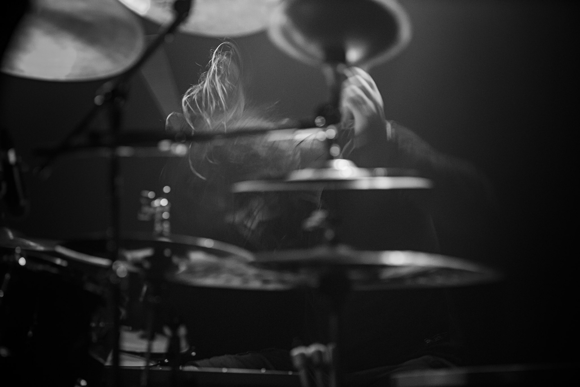 Koncert 4dots - 20.12.2019 Warszawa Klub Pogłos, n/z J.R. Chodkowski drums, Post something, Post something else, fot. Andrzej Wasilkiewicz/REPORTER