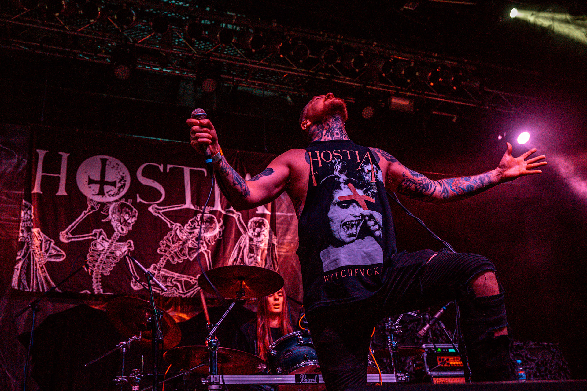 2024.08.1 Hostia - grindcore, death, metal - Warszawa Progresja, Live Nation Poland. fot. Andrzej Wasilkiewicz/kaziq.com