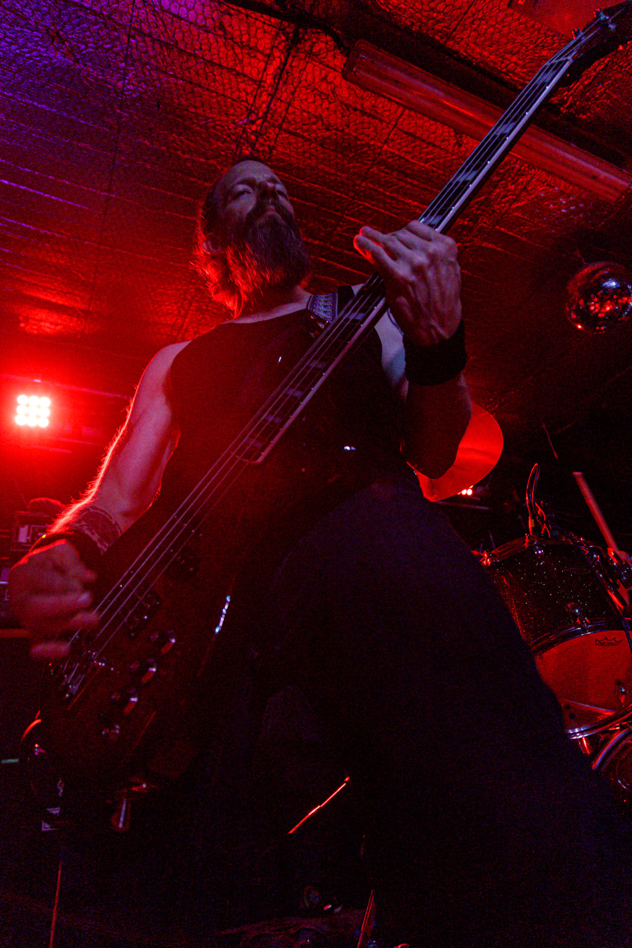 7.07.2022 - HIGH ON FIRE - legenda sceny stoner/doom z Mattem Pikem na czele, koncert w warszawskiej Hydrozagadce.n/z Matt Pike – gitara, wokal,n/z Jeff Matz – gitara basowa,n/z Coady Willis - perkusja,Doom metal, stoner metal, sludge metal, thrash metal.Produkcja WiniaryBookings. fot. Andrzej Wasilkiewicz/Reporter