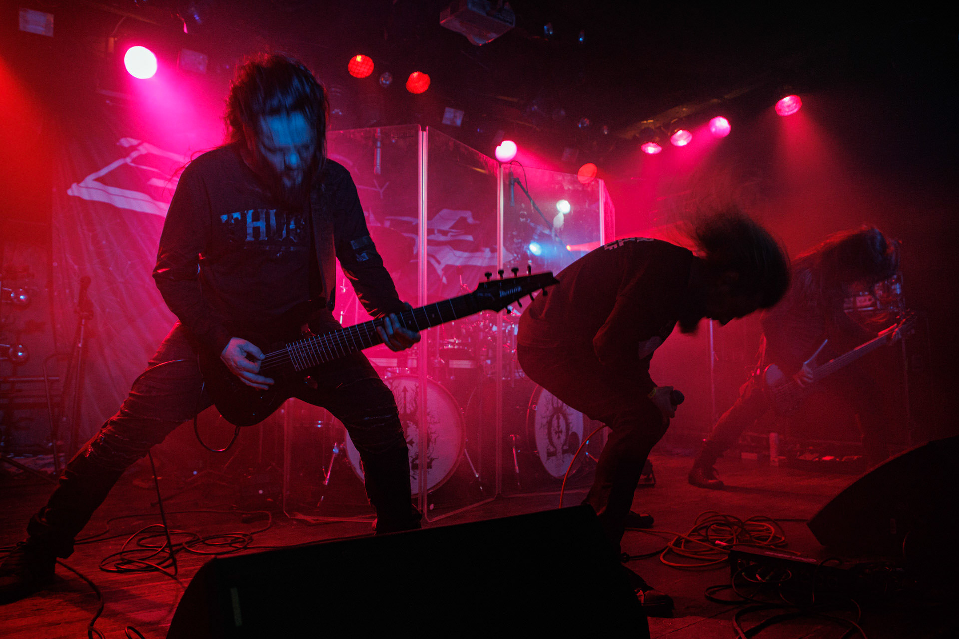 18.03.2022 Thy Disease - INFERNALIS RESURGENTIS - Warszawski koncert zespolu Thy Disease.Black metal, death metal, polski metal. n/z Yanuary – guitar fot. Andrzej Wasilkiewicz/Reporter