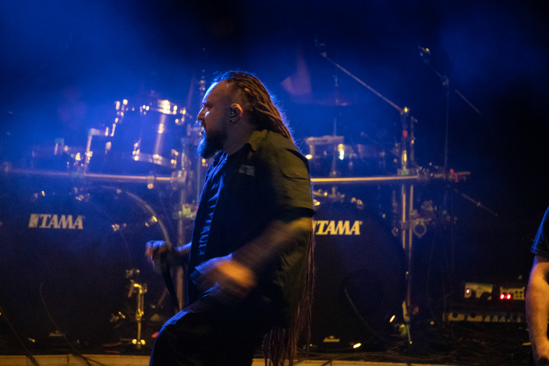 28.08.2021 Decapitated - koncert, Warszawa klub REJS,Lato w Plenerze, Winiary Bookings, Mystic Production, Nuclear Blast,n/z Rafal Rasta Piotrowski – wokal, Fot. Andrzej Wasilkiewicz/Reporter