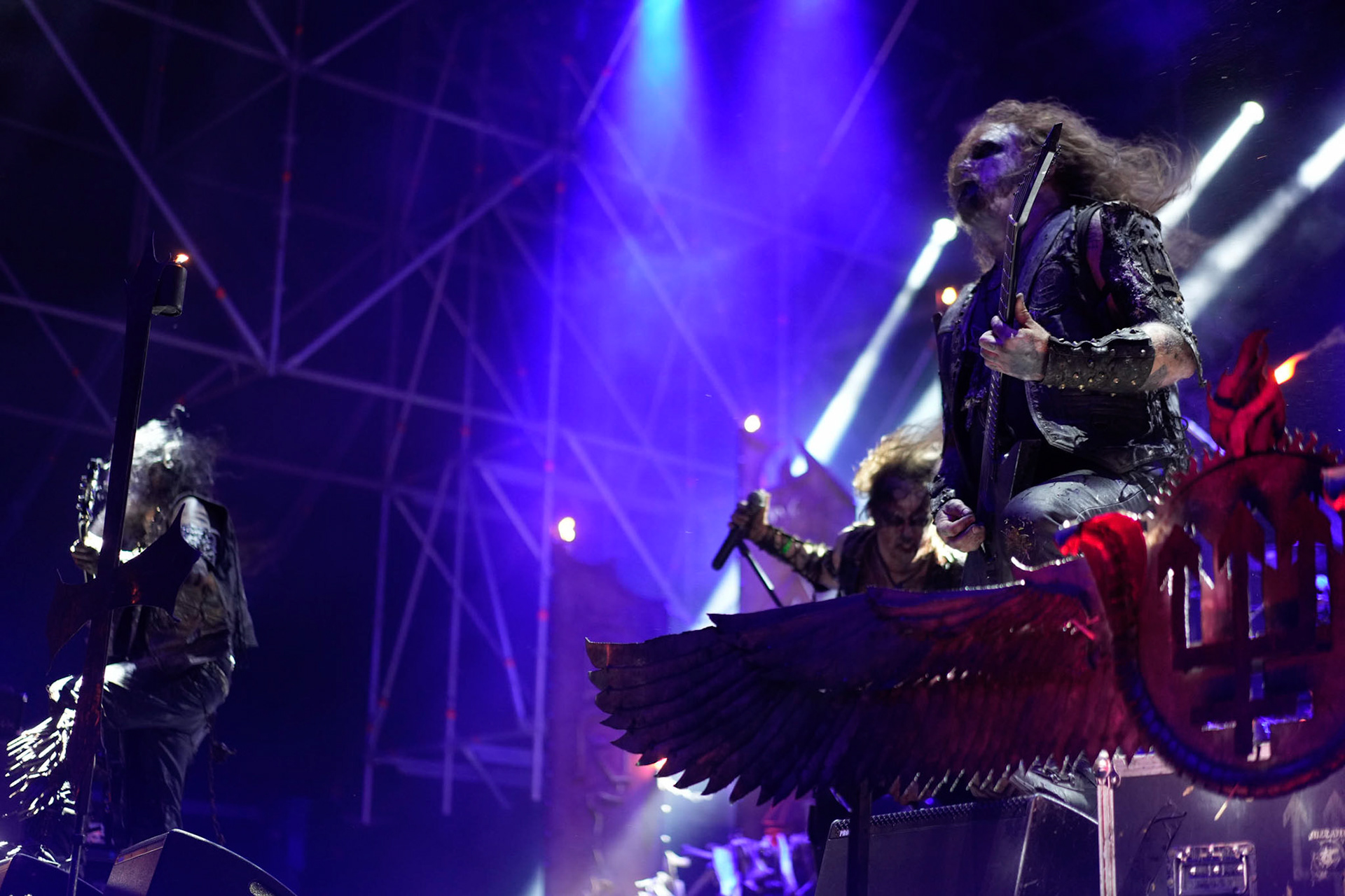 9.06.2023 Watain dzien drugi festiwaluMystic Festival 2023, Stocznia Gdanska fot. Andrzej Wasilkiewicz/Reporter