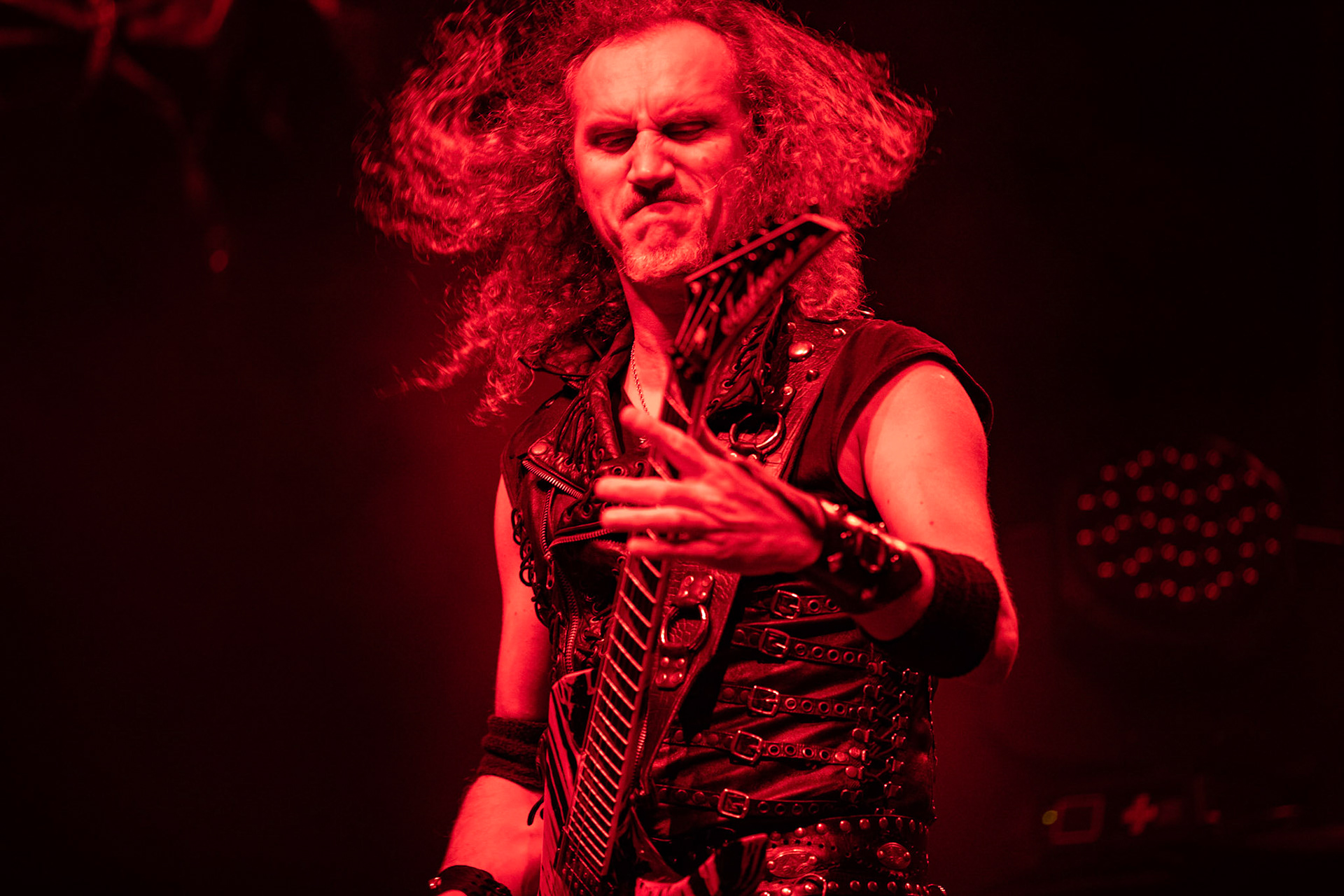 Vader - Death Metal - koncert w ramach Blitzkrieg MMXX warszawskia Progresja, Peter: Guitar + VocalsPajak: GuitarHal: BassJames: Drumsfot. Andrzej kaziq Wasilkiewicz/Reporter