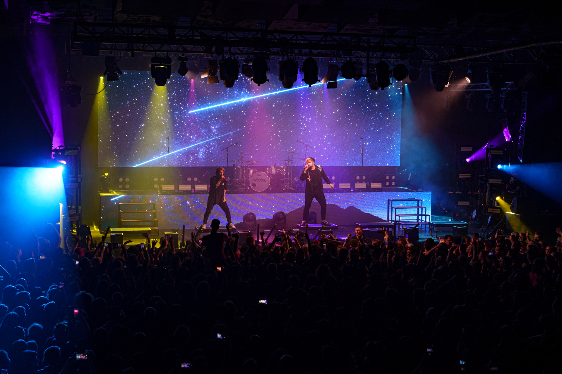 18.03.2023 - Electric Callboy - niemiecki metalcore w warszawskiej Progresji.Knock Out Productions. Fot. Andrzej Wasilkiewicz/Reporter