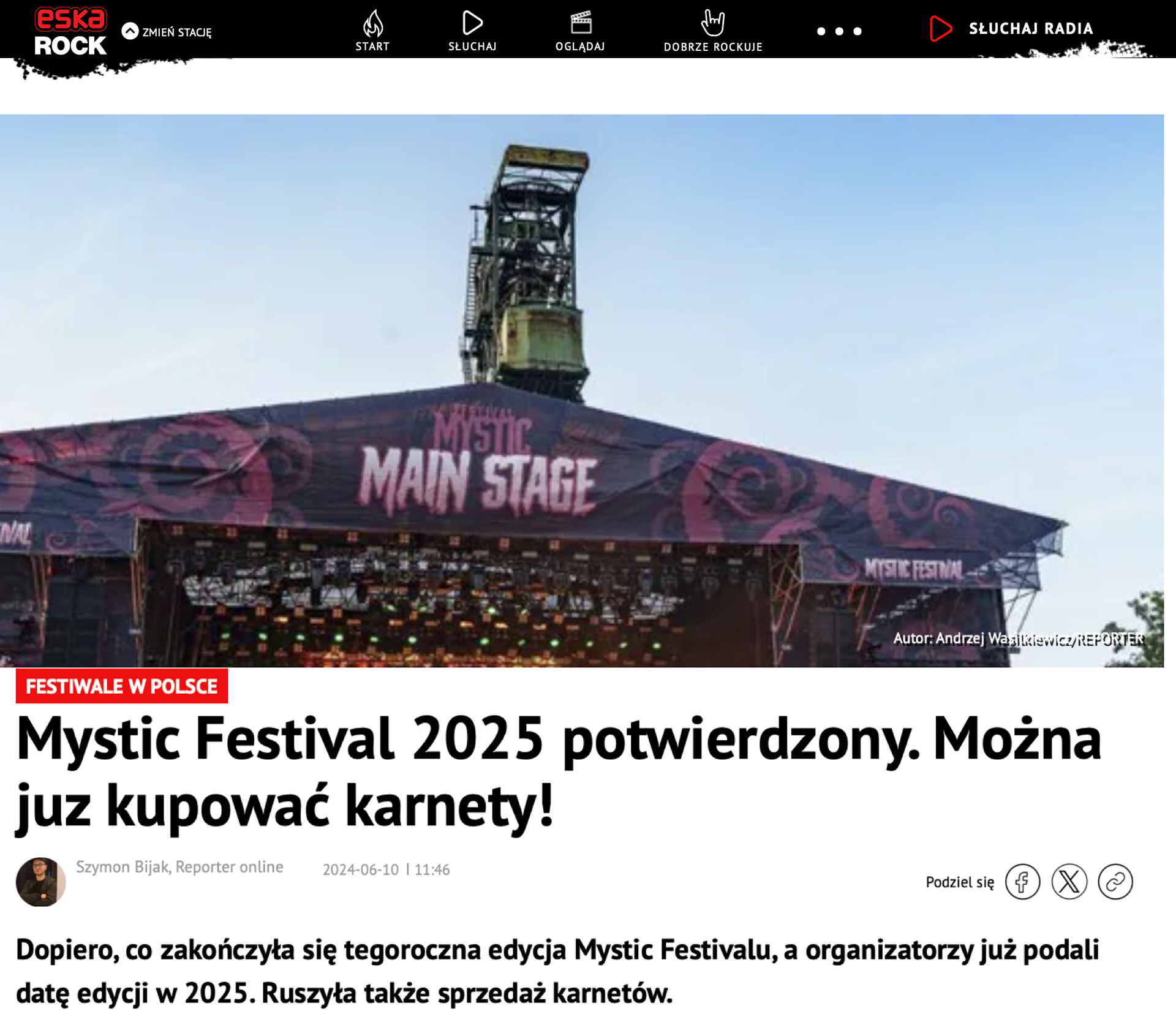 Mystic Festival 2025 potwierdzony. Można juz kupować karnety!
