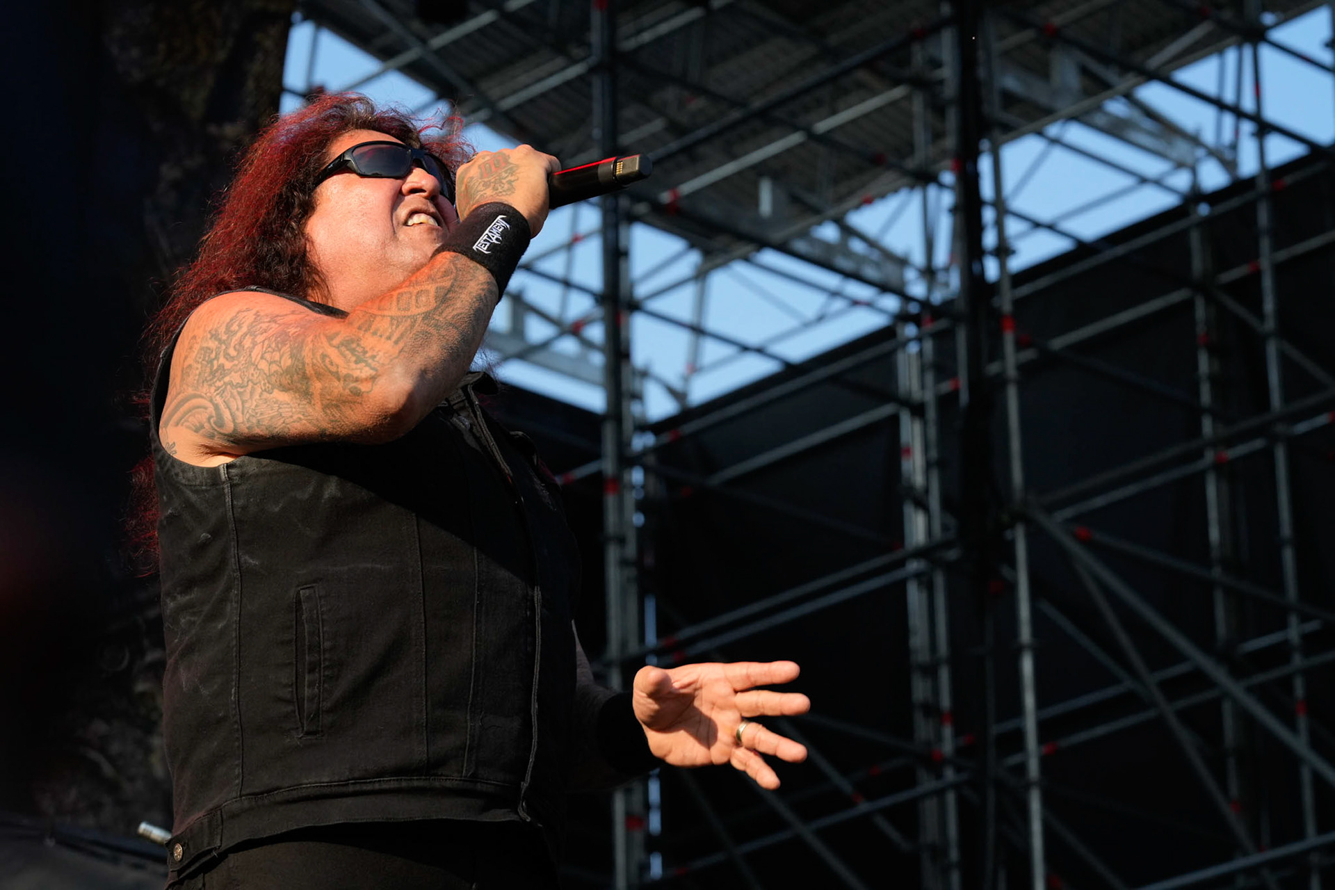 7.06.2023 Testament dzien pierwszy festiwaluMystic Festival 2023, Stocznia Gdanska fot. Andrzej Wasilkiewicz/Reporter