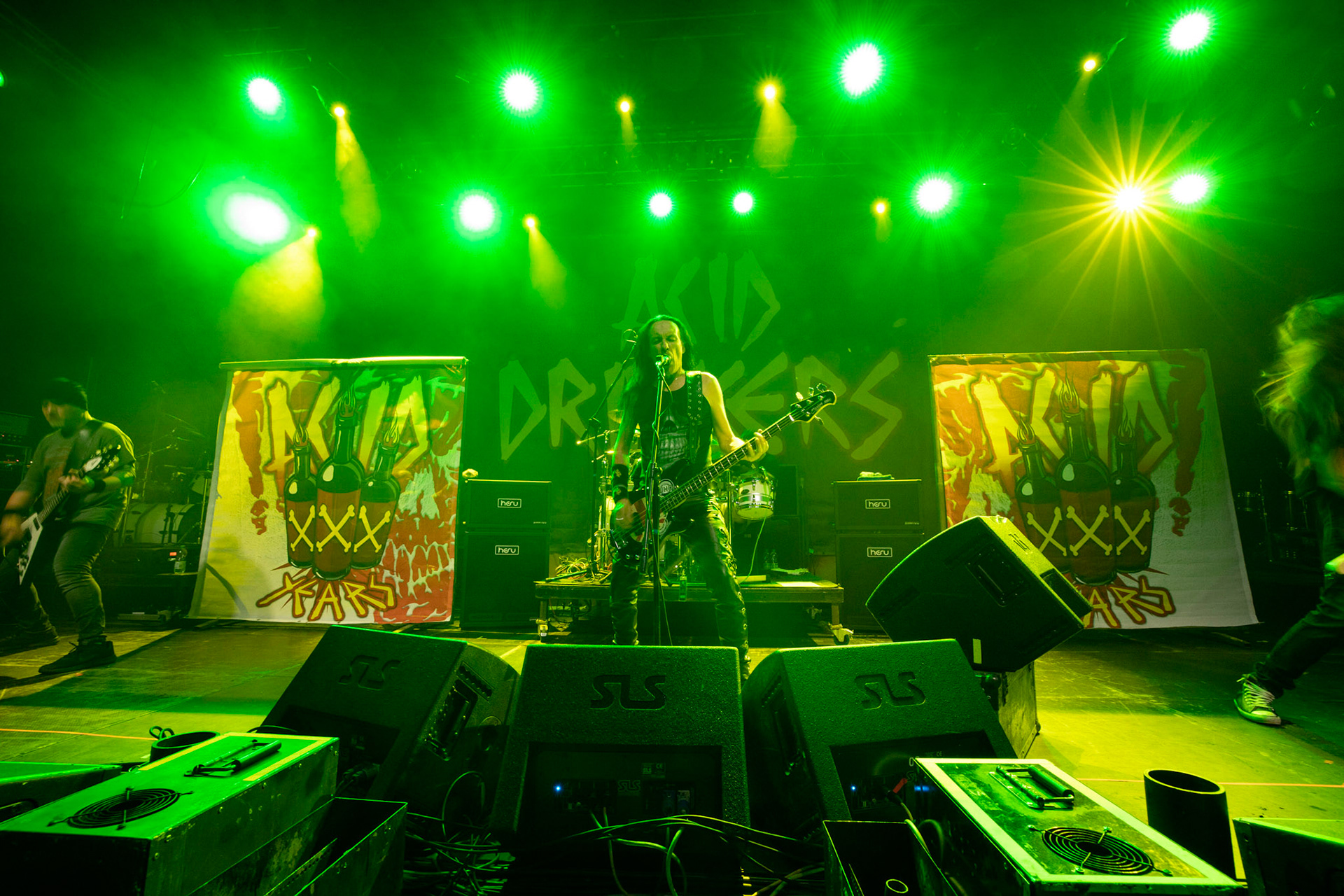 Legendy Metalu Acid Drinkers - rock, trashmetal, - koncert Legendy Metalu w warszawskiej Progresji, 

Tomasz "Titus" Pukacki 
Dariusz "Popcorn" Popowicz 
Maciej "Ślimak" Starosta 
Łukasz "Dzwon" Cyndzer
fot. Andrzej kaziq Wasilkiewicz/Reporter