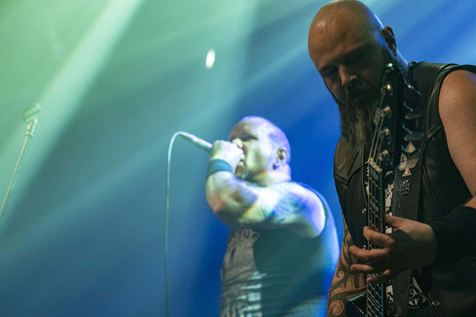 21.12.2019 Metalowa Wigilia 2019 w warszawskiej Progresji.
Koncert zespołu Infernal War, polski blackmetal.
Massive Music 
fot. Andrzej Wasilkiewicz/REPORTER